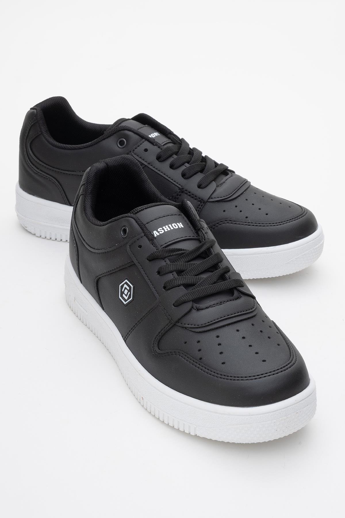 Bağcıklı Kadın Spor Ayakkabı BEYAZ MAVİ SARI LİLA YEŞİL - Görsel 2