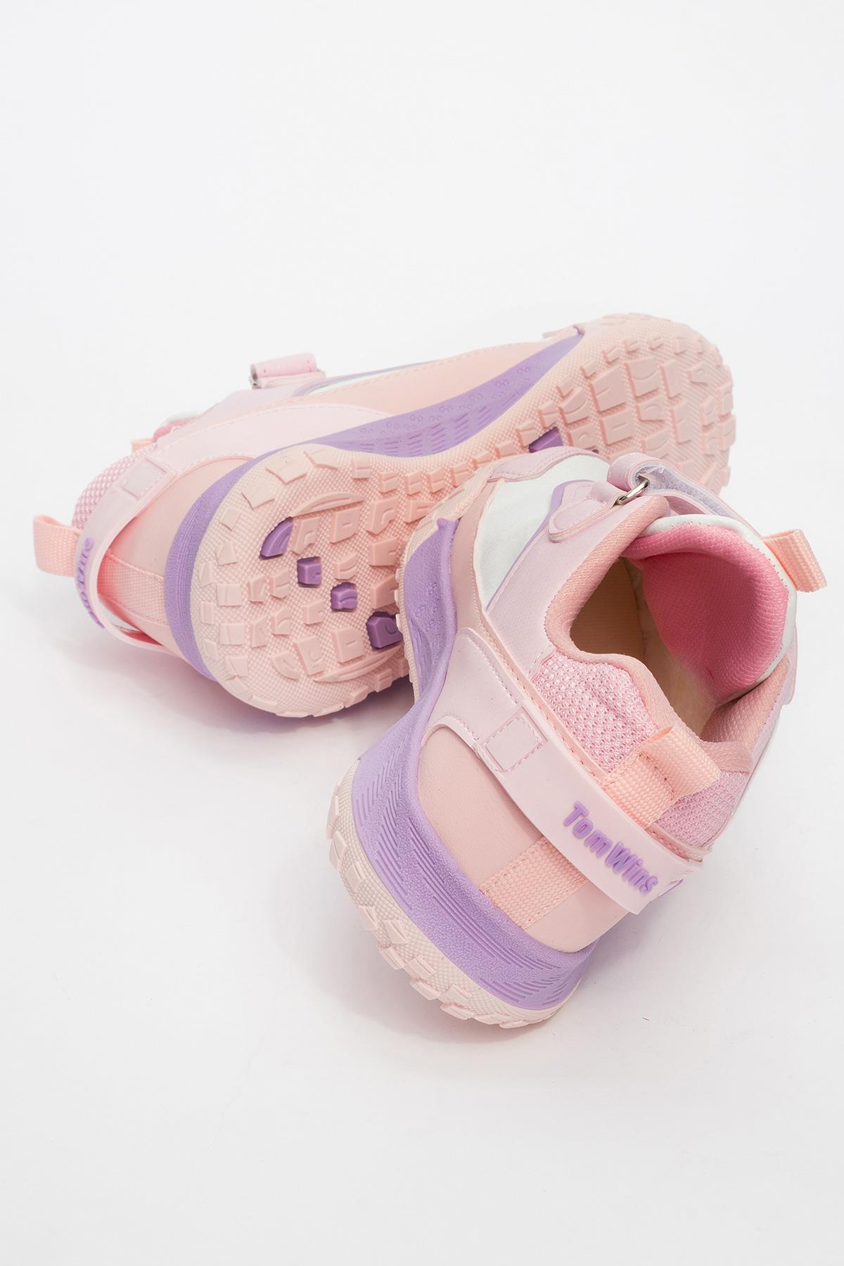 Çocuk Spor Ayakkabı LACİ BEYAZ KIRMIZI - Görsel 5