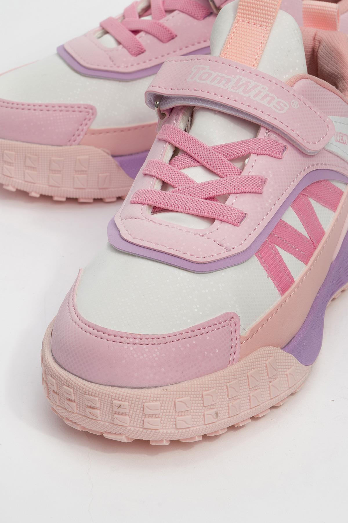 Çocuk Spor Ayakkabı LACİ BEYAZ KIRMIZI - Görsel 6