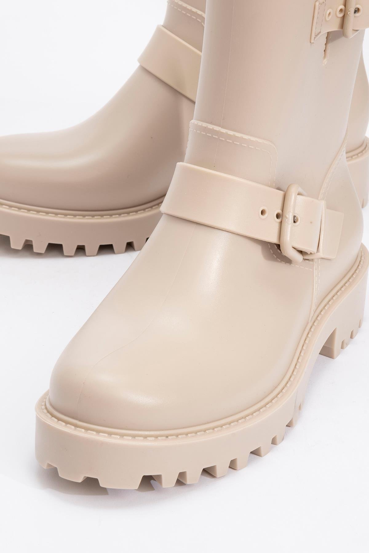 Kadın Yağmur Botu BEJ - Görsel 4