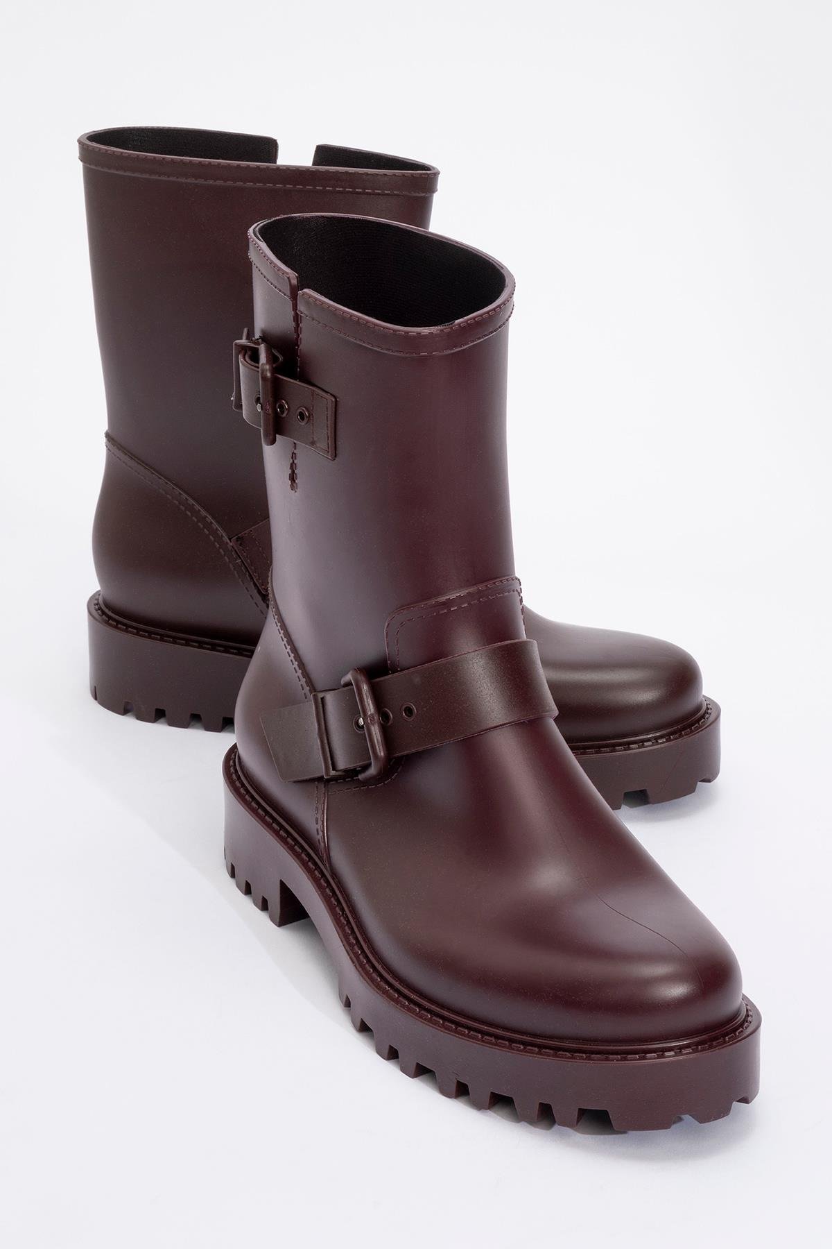 Kadın Yağmur Botu BORDO - Görsel 2