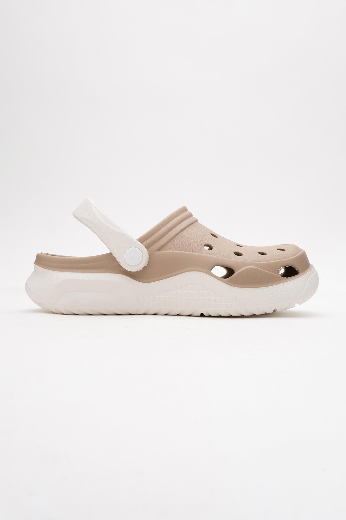 Kadın Sabo Terlik BORDO BEYAZ - Görsel 3