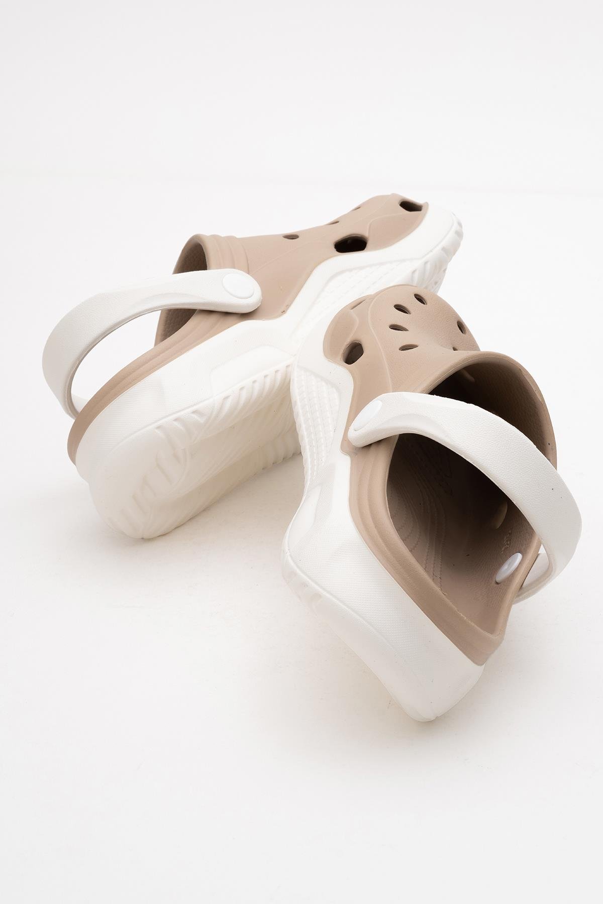 Kadın Sabo Terlik BORDO BEYAZ - Görsel 5