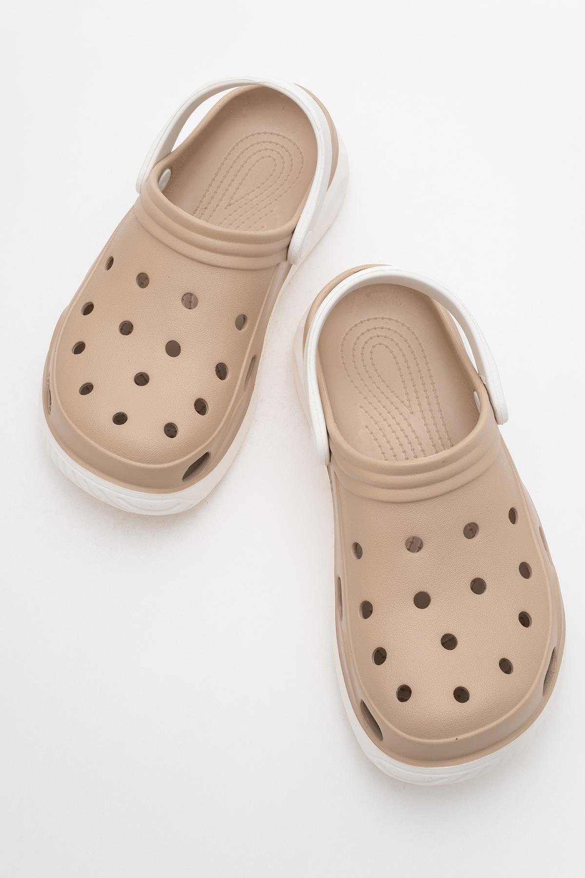 Kadın Sabo Terlik BORDO BEYAZ - Görsel 6