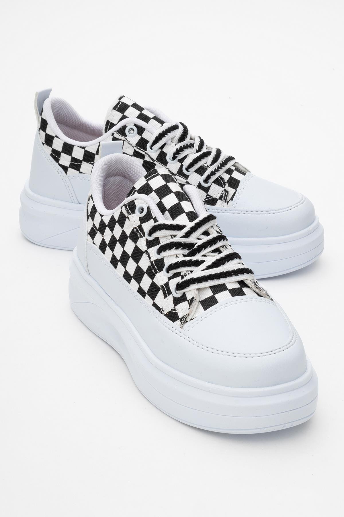 Kadın Anorak Spor Ayakkabı BEYAZ MAT - Görsel 2