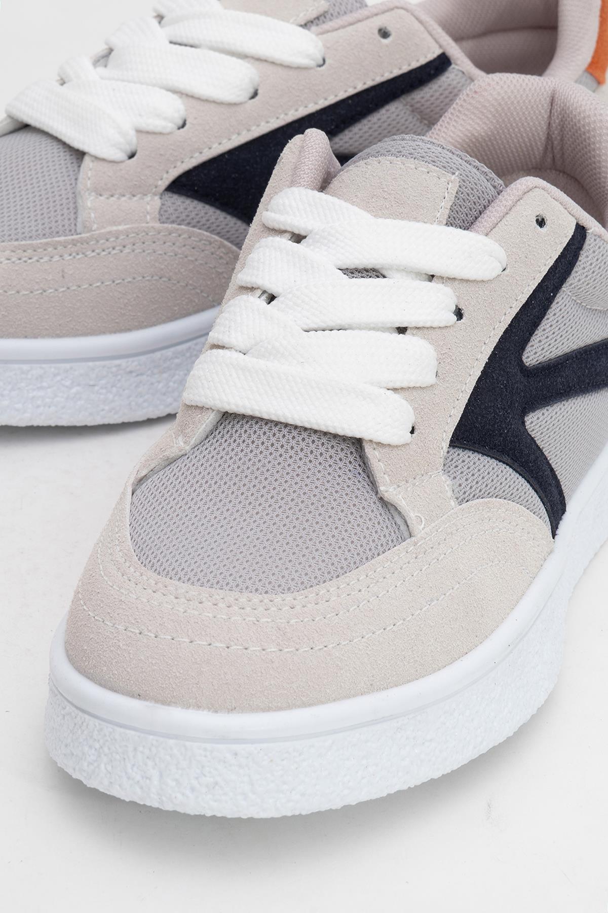 Kadın Anorak Spor Ayakkabı LACİ BUZ TABA - Görsel 4