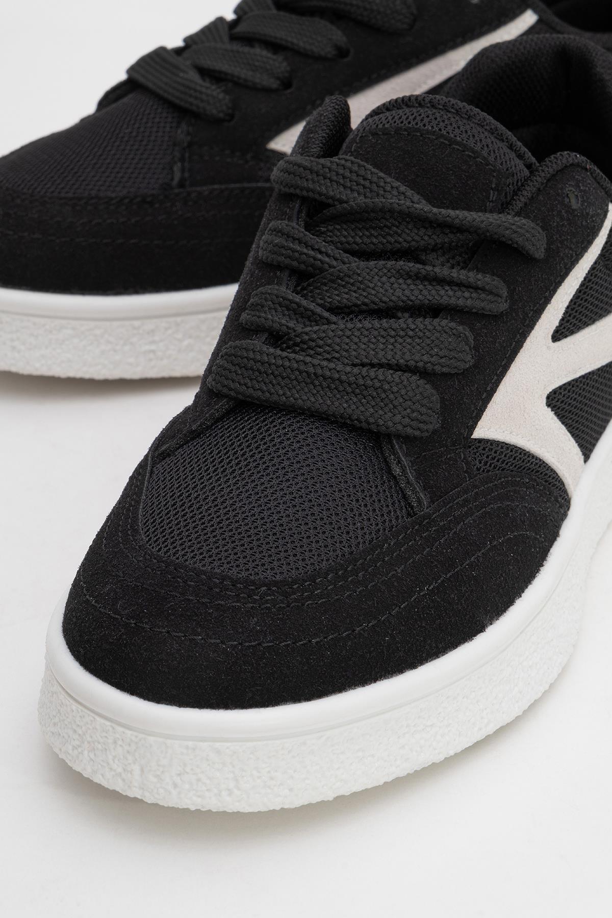 Kadın Anorak Spor Ayakkabı SİYAH BUZ - Görsel 4