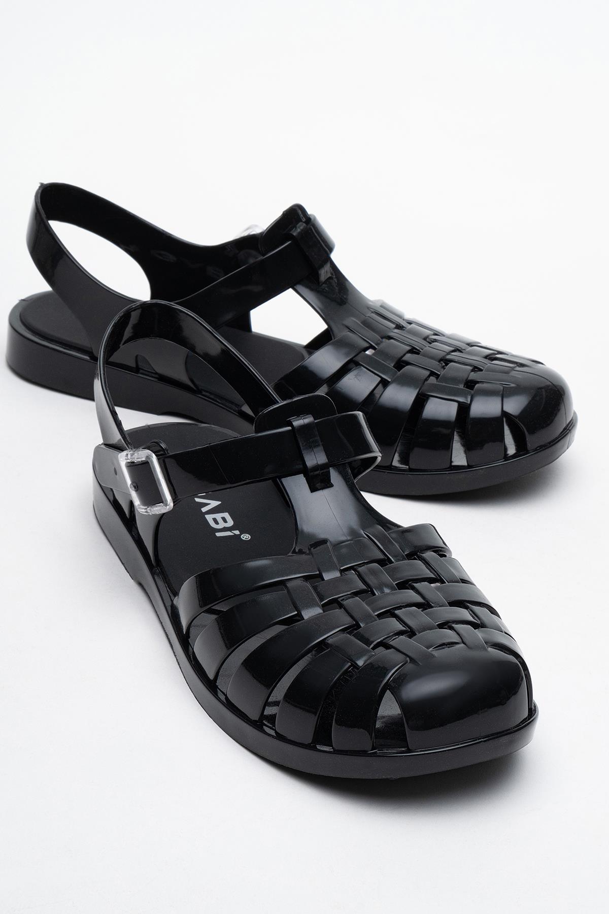 Önü Kapalı Plaj Sandalet SİYAH - Görsel 2