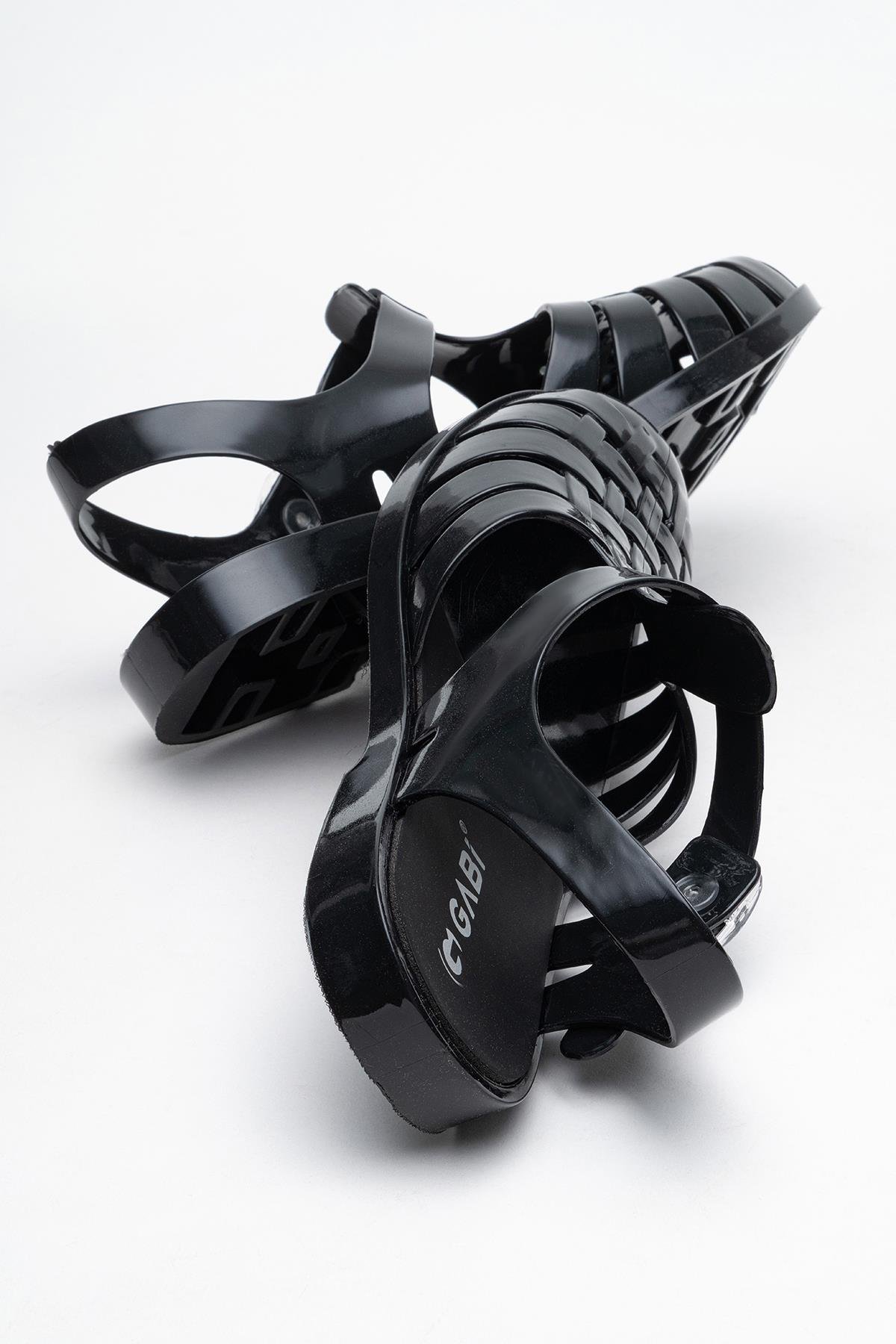 Önü Kapalı Plaj Sandalet SİYAH - Görsel 5