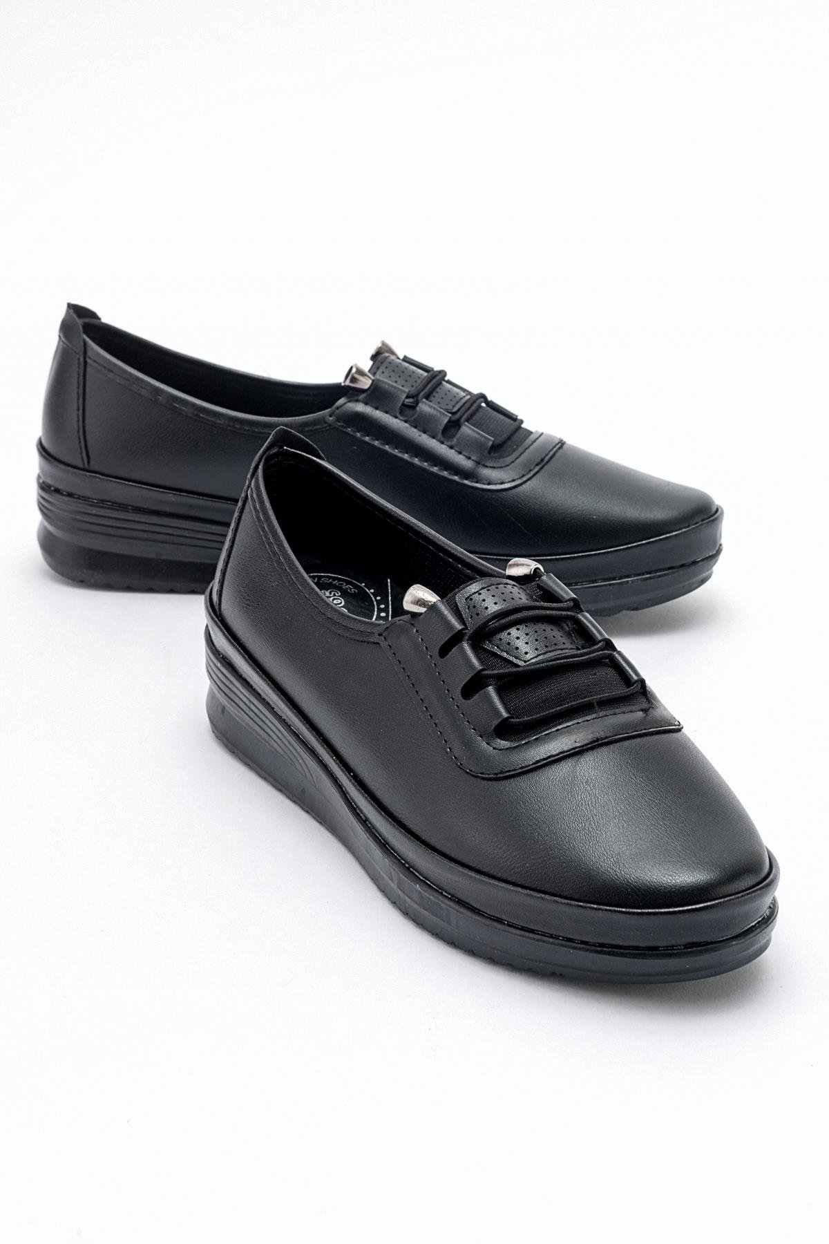 Kaydırmaz Günlük Ayakkabı SİYAH KOT SİYAH - Görsel 2