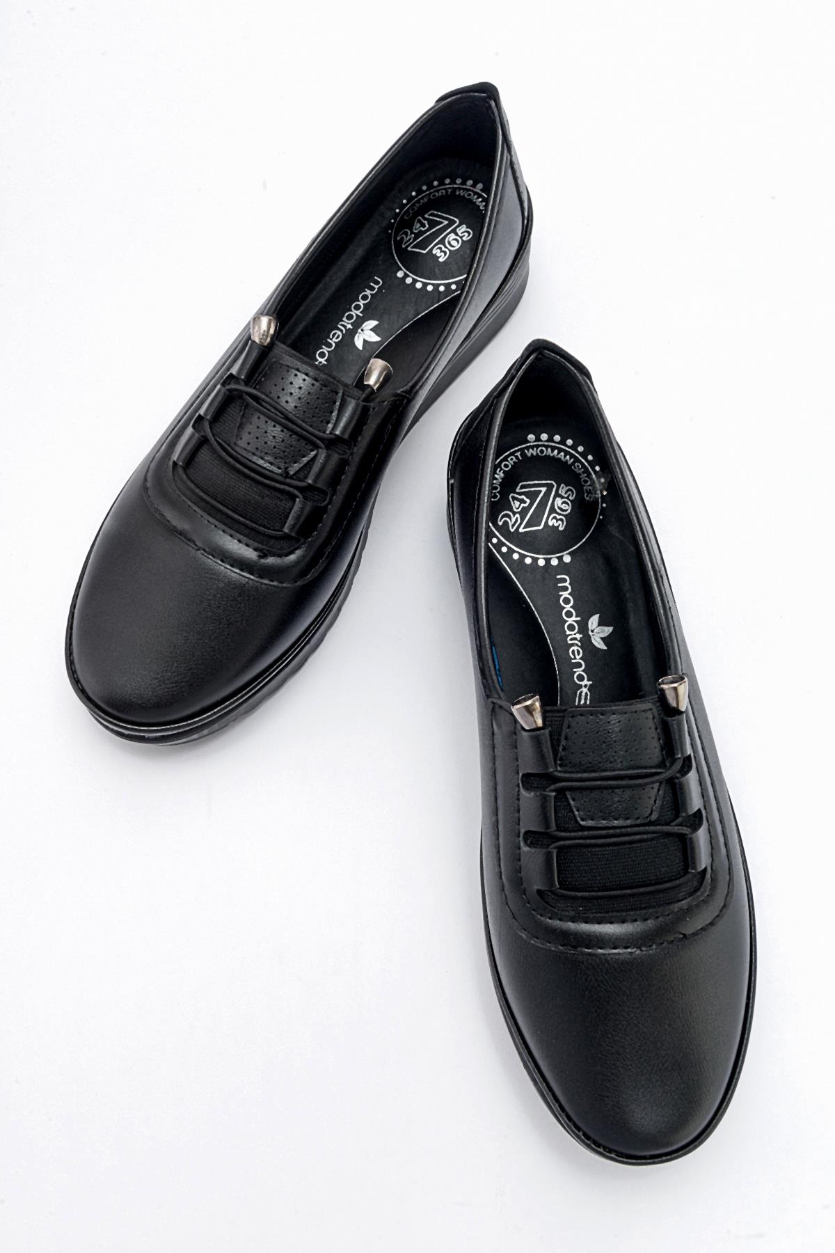 Kaydırmaz Günlük Ayakkabı SİYAH KOT SİYAH - Görsel 6