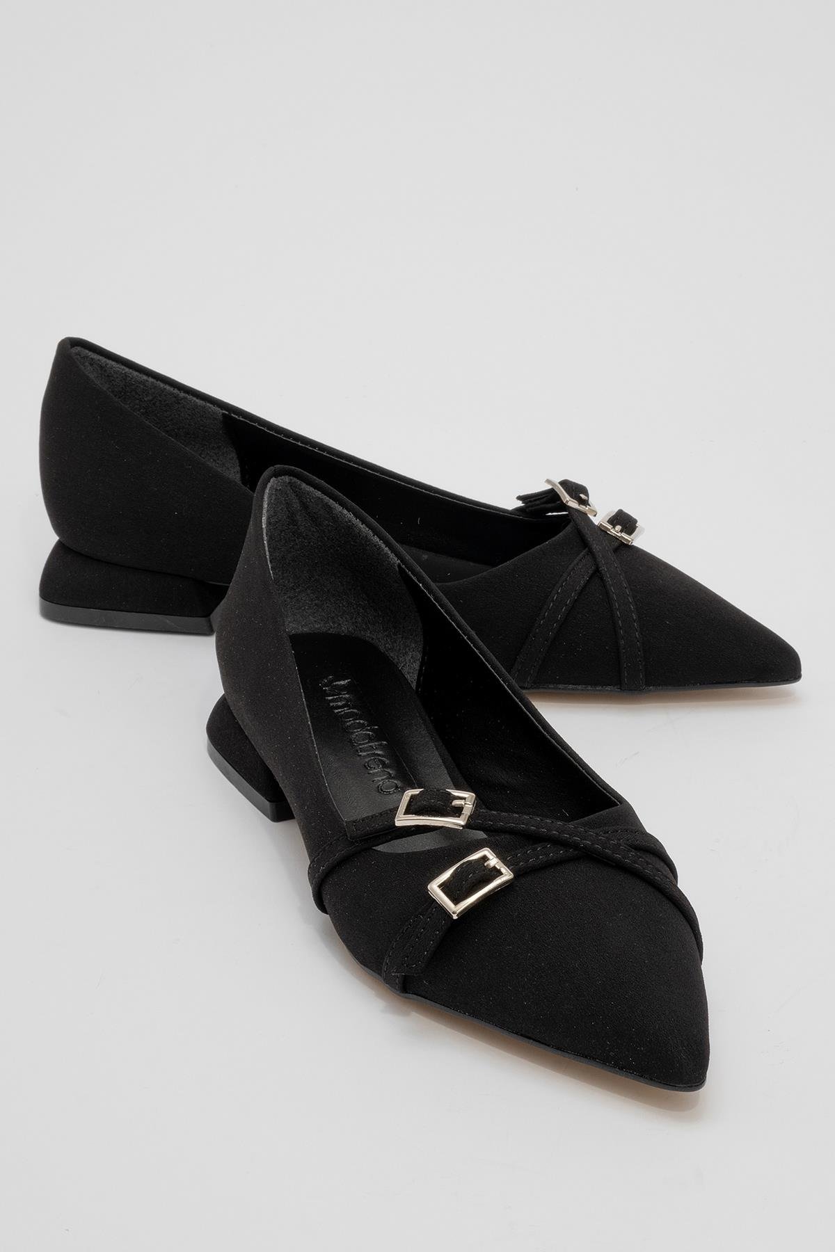 Kadın Çapraz Kemer Günlük Ayakkabı SİYAH ZRA - Görsel 2