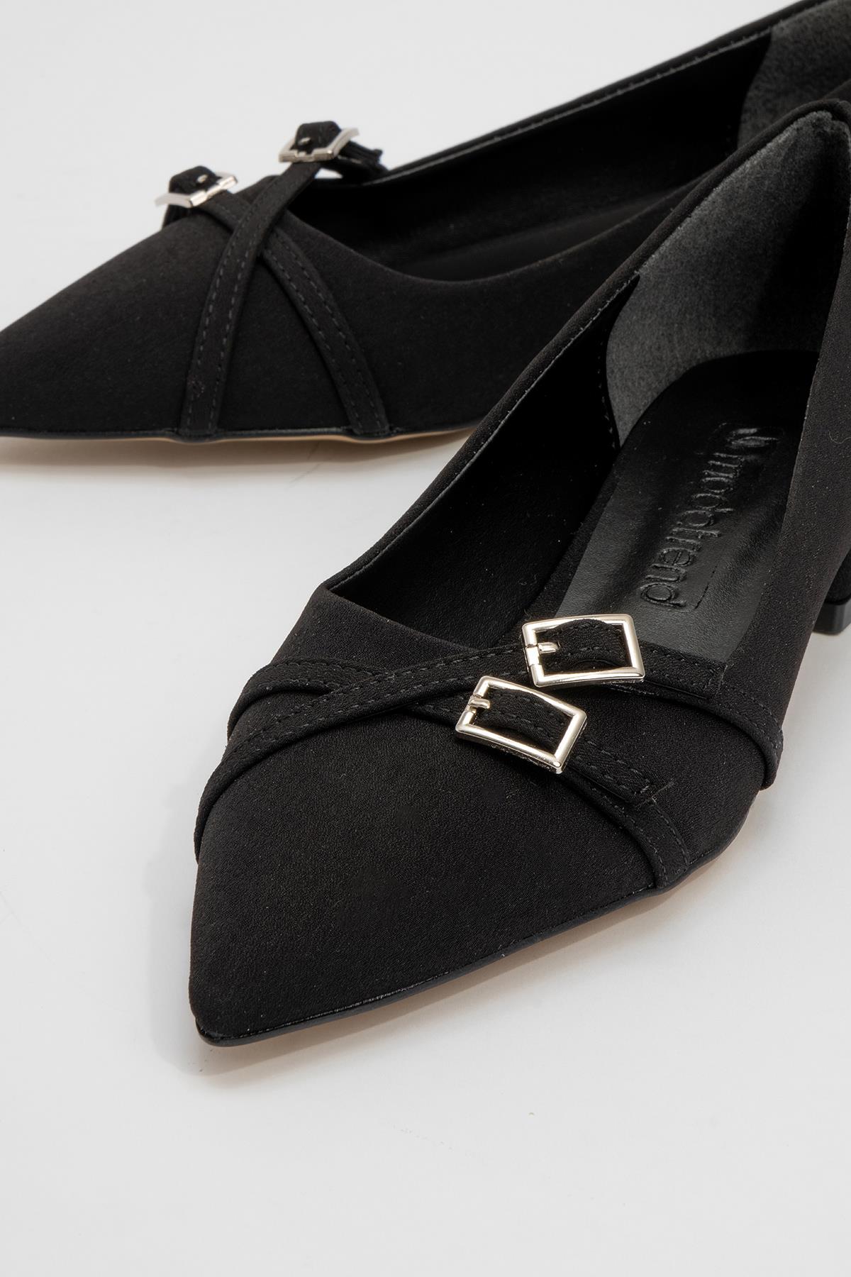 Kadın Çapraz Kemer Günlük Ayakkabı SİYAH ZRA - Görsel 4