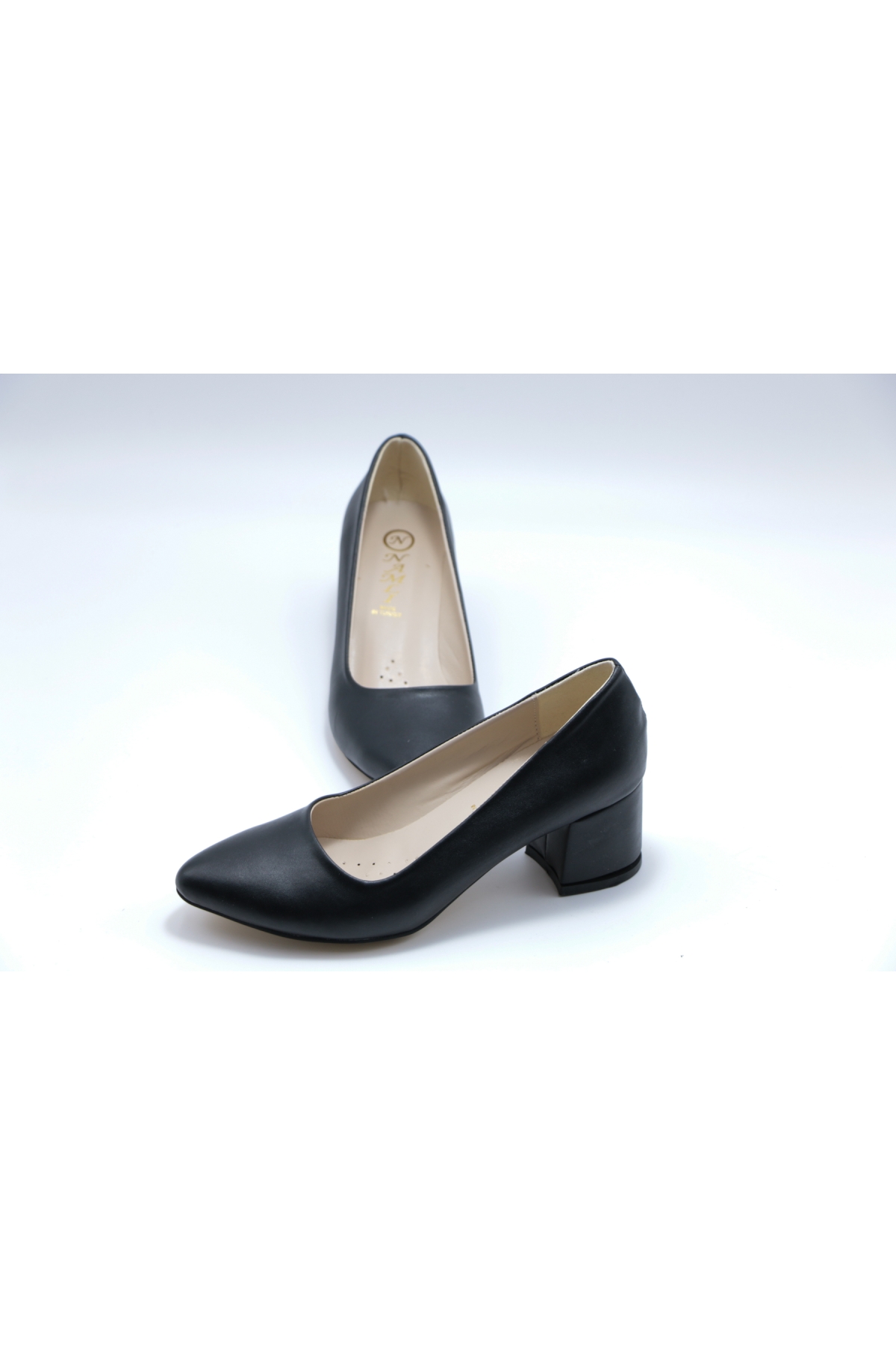 5290 5 Cm Kalın Topuk Topuklu Kadın Ayakkabı - Görsel 5