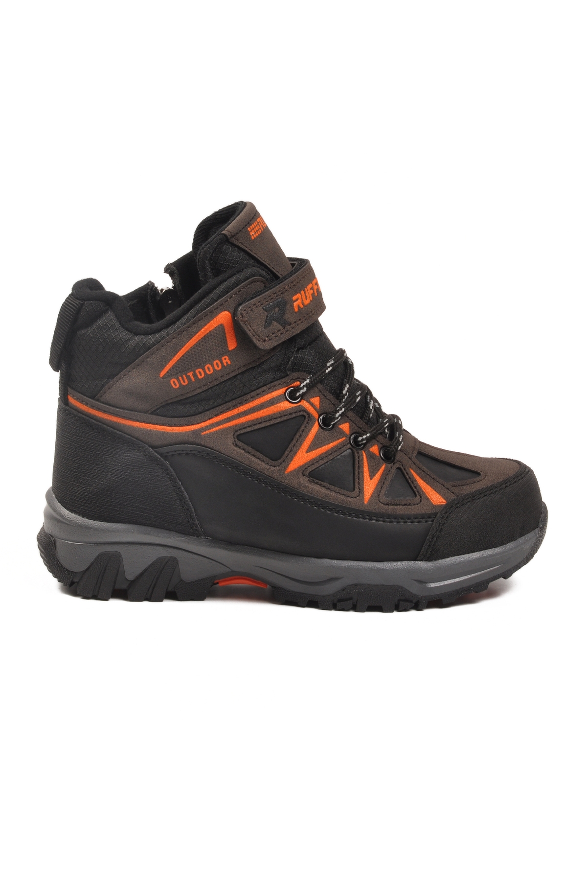 Kahve Turuncu Polarlı Kaymaz Erkek Çocuk Outdoor Bot 2301 F - Görsel 3
