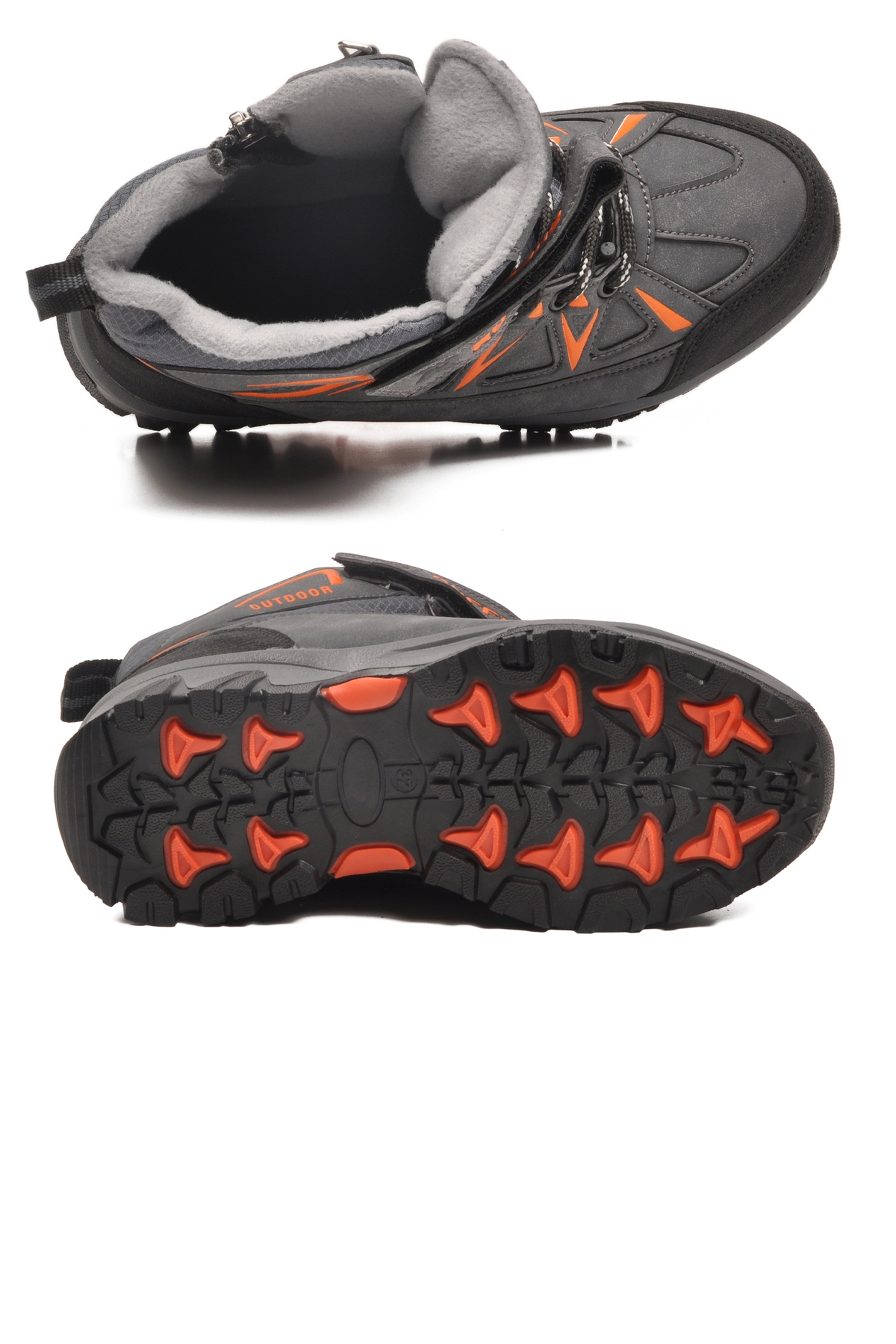 Füme Turuncu Polarlı Kaymaz Erkek Çocuk Outdoor Bot 2301 F - Görsel 6
