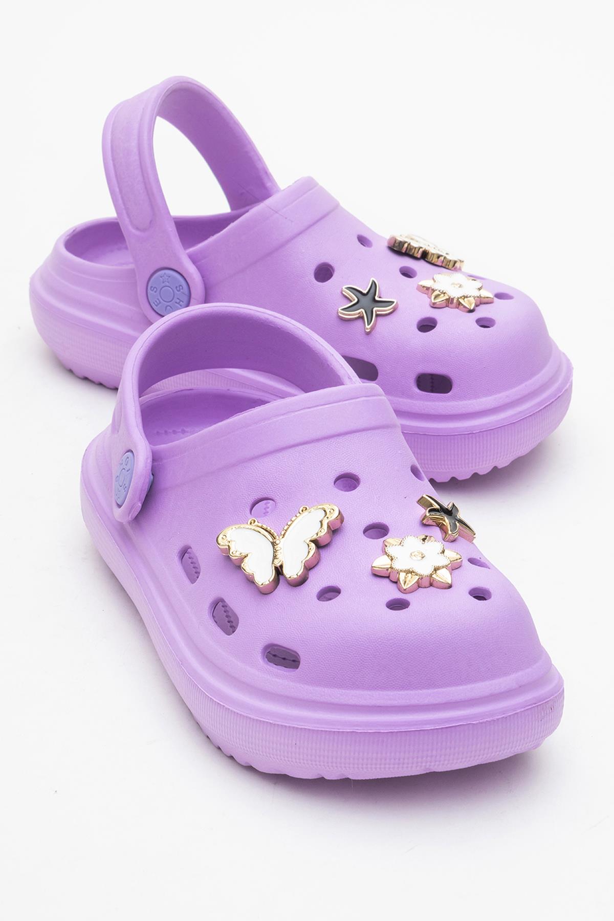 Çocuk Sabo Terlik 26-30 LİLA - Görsel 2