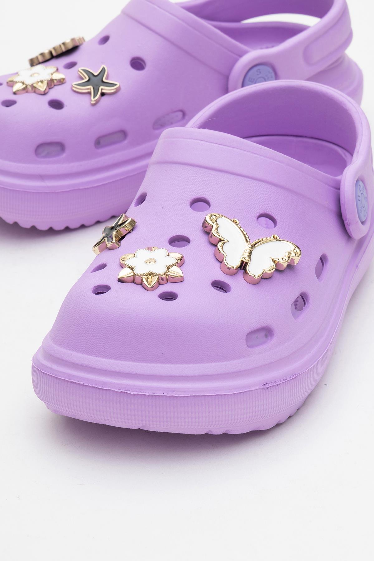 Çocuk Sabo Terlik 26-30 LİLA - Görsel 4