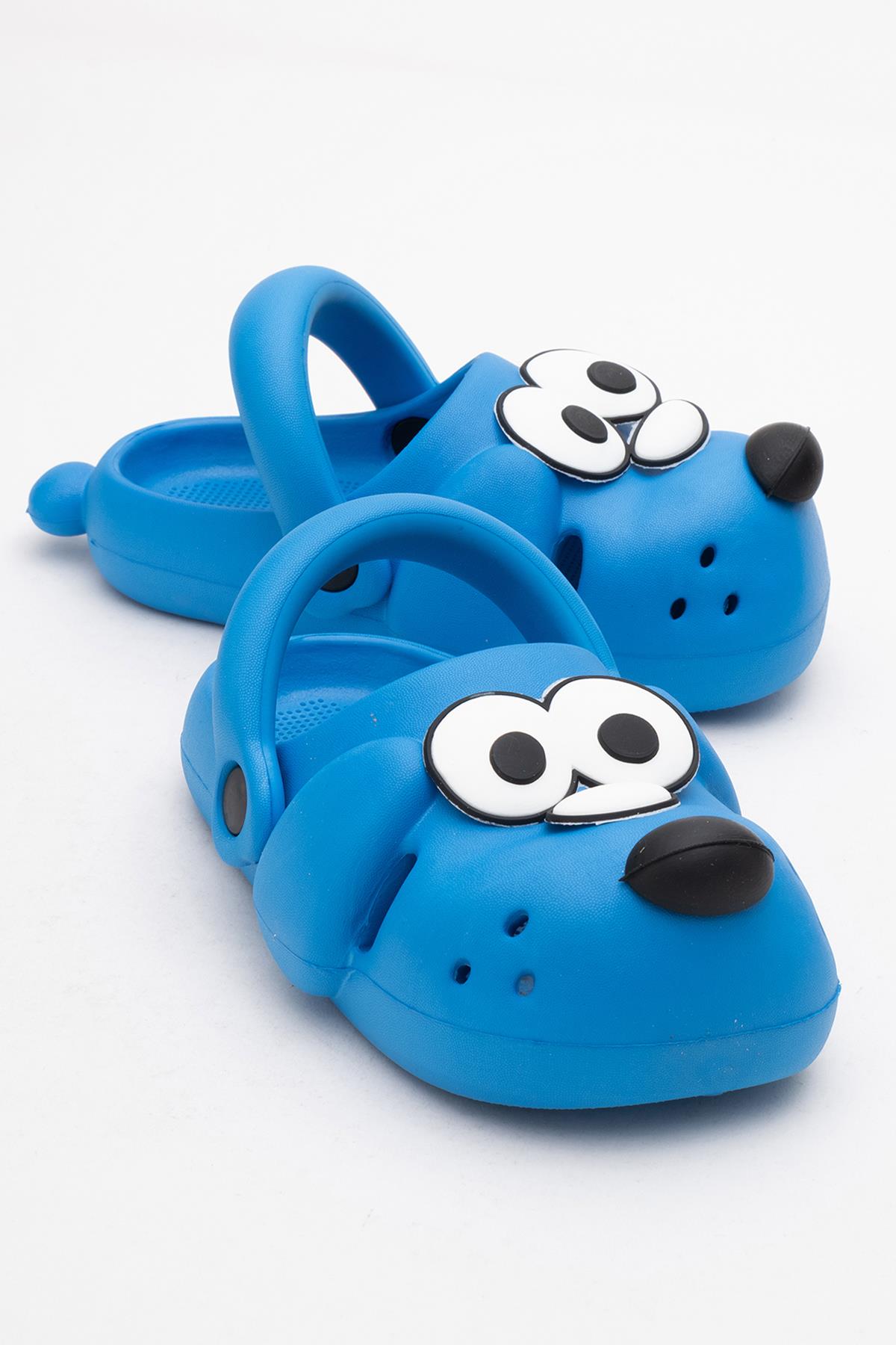Çocuk Köpekli Sabo Terlik SAX MAVİ - Görsel 2
