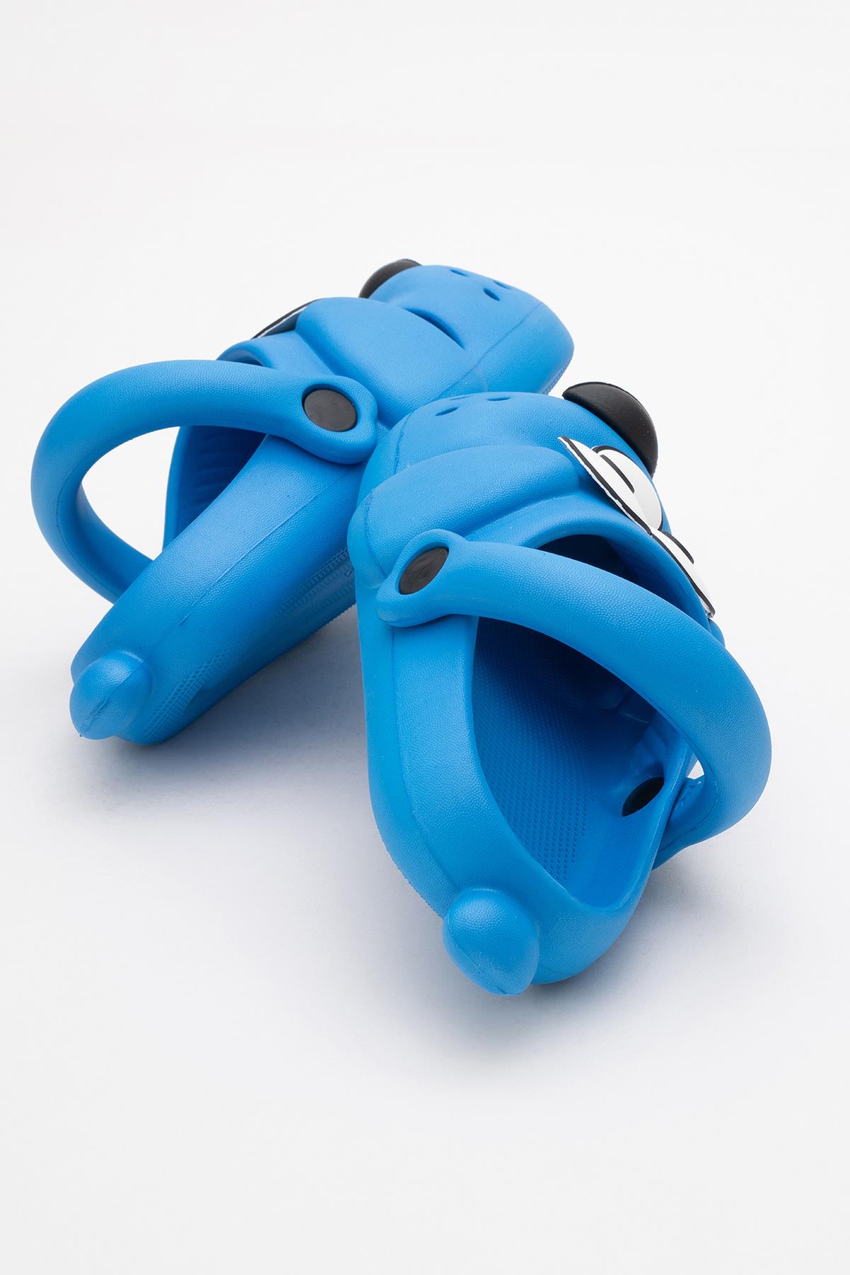 Çocuk Köpekli Sabo Terlik SAX MAVİ - Görsel 5