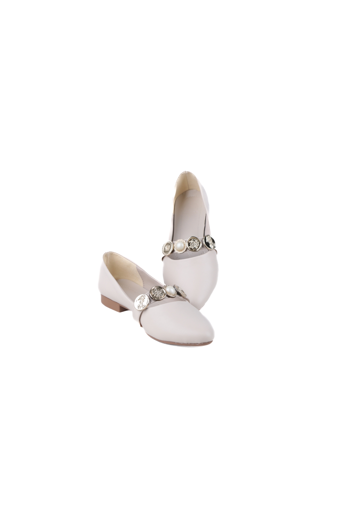 Paralı Toka Günlük Kadın Babet Ayakkabı - Görsel 4