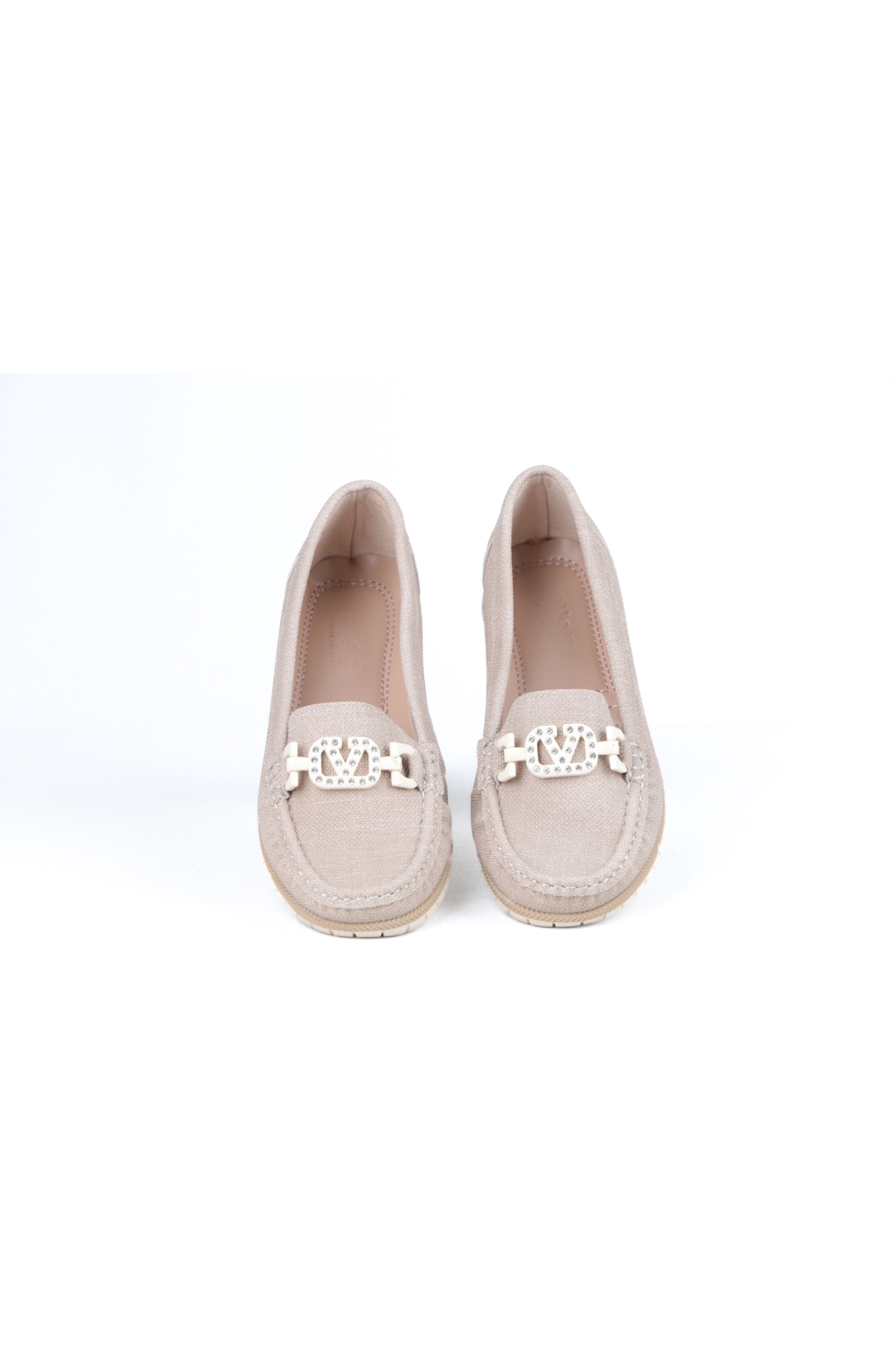 Vizon Taş Tokalı Günlük Kadın Babet Ayakkabı - Görsel 4