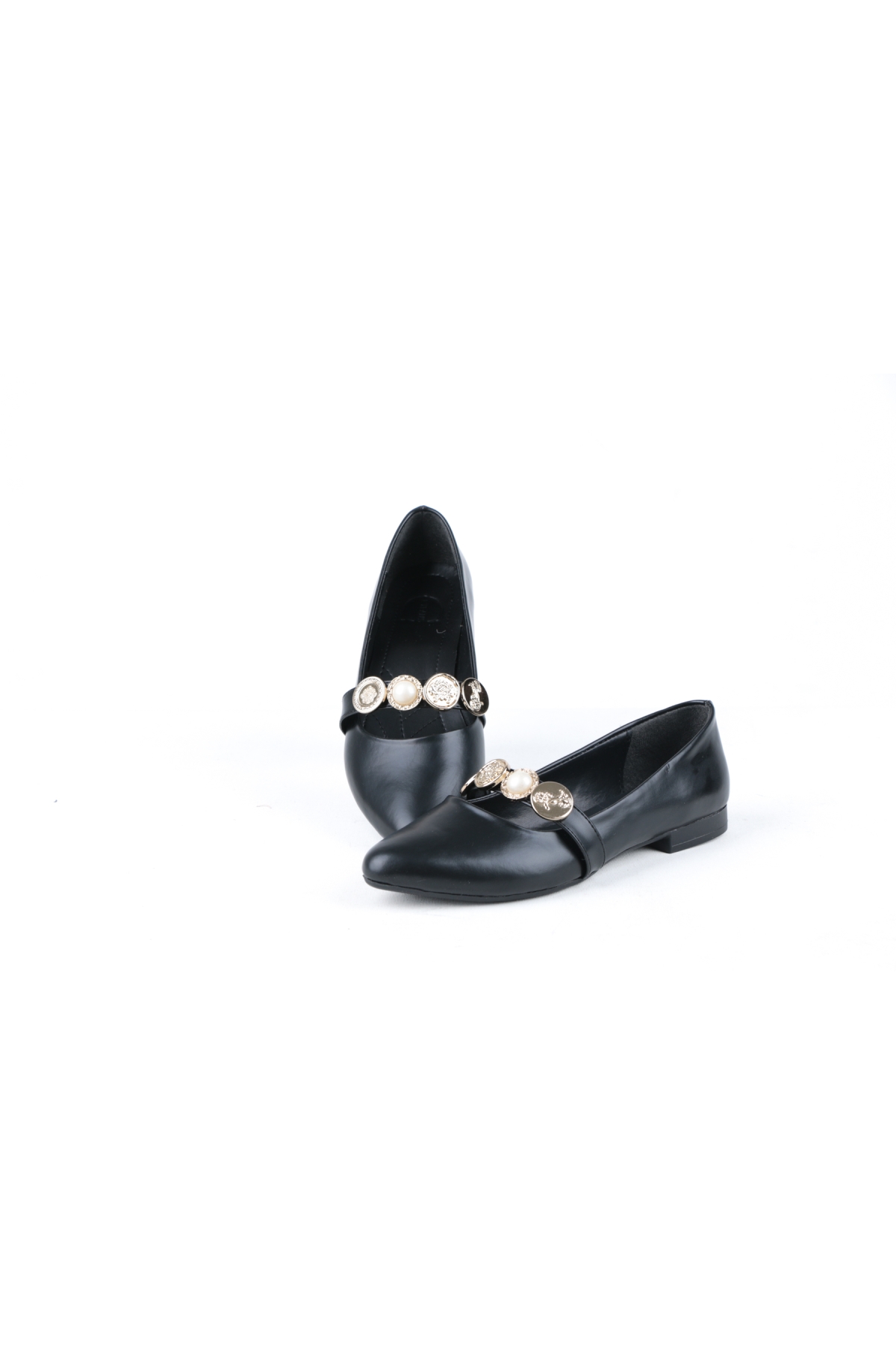 Paralı Toka Günlük Kadın Babet Ayakkabı - Görsel 3