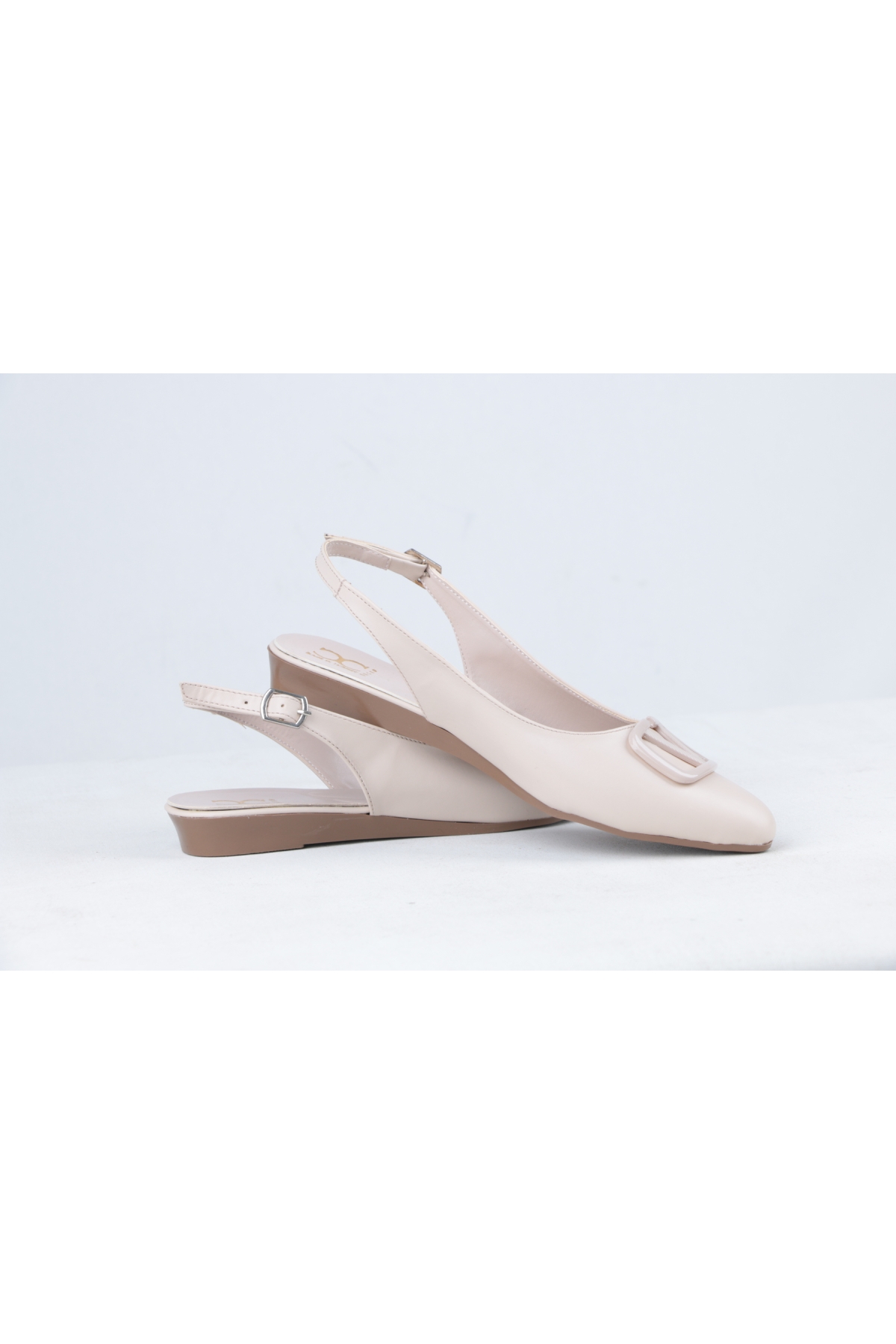 Cc V Toka Arka Açık Kadın Babet Ayakkabı - Görsel 2