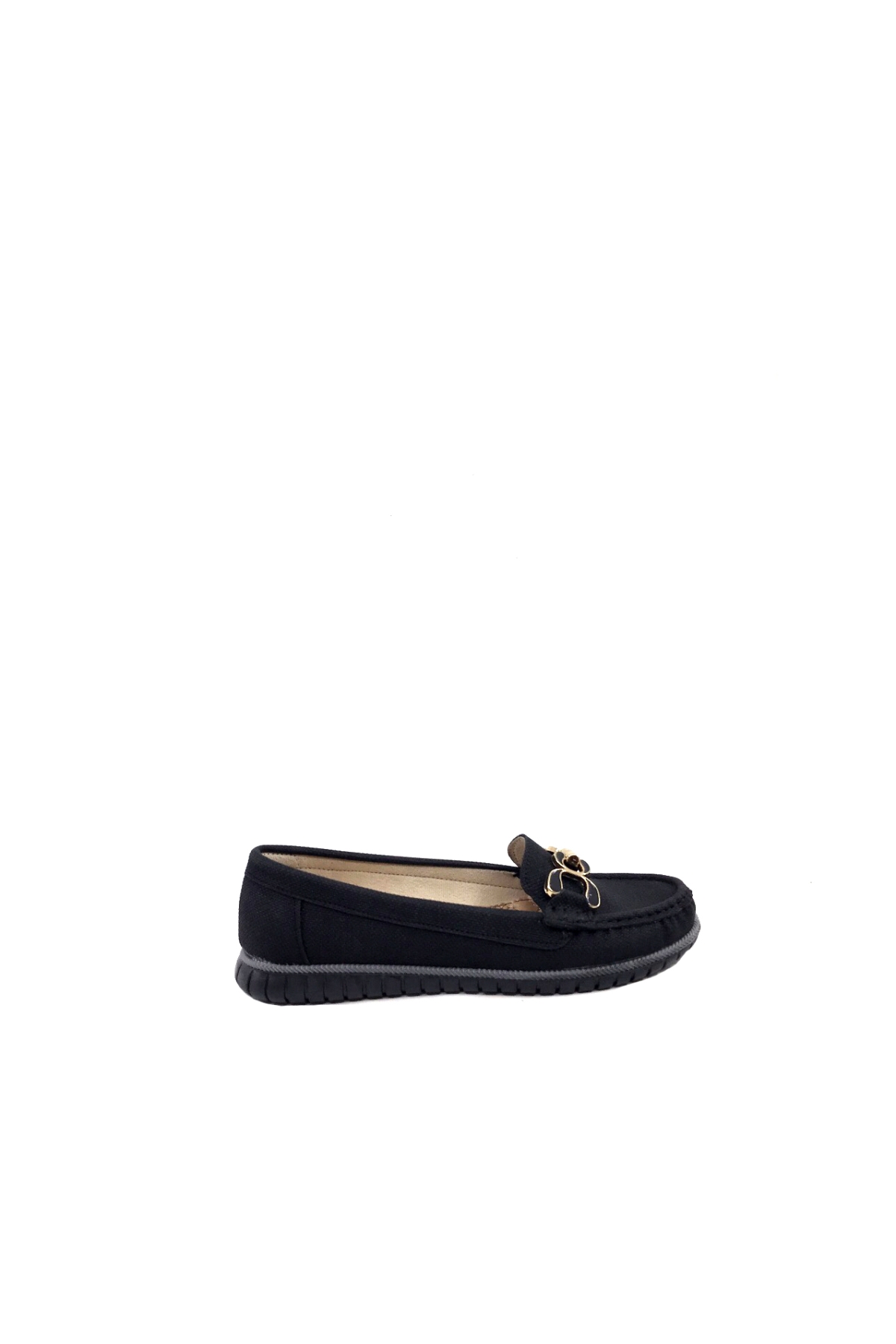 Siyah Tokalı Günlük Kadın Babet Ayakkabı - Görsel 2