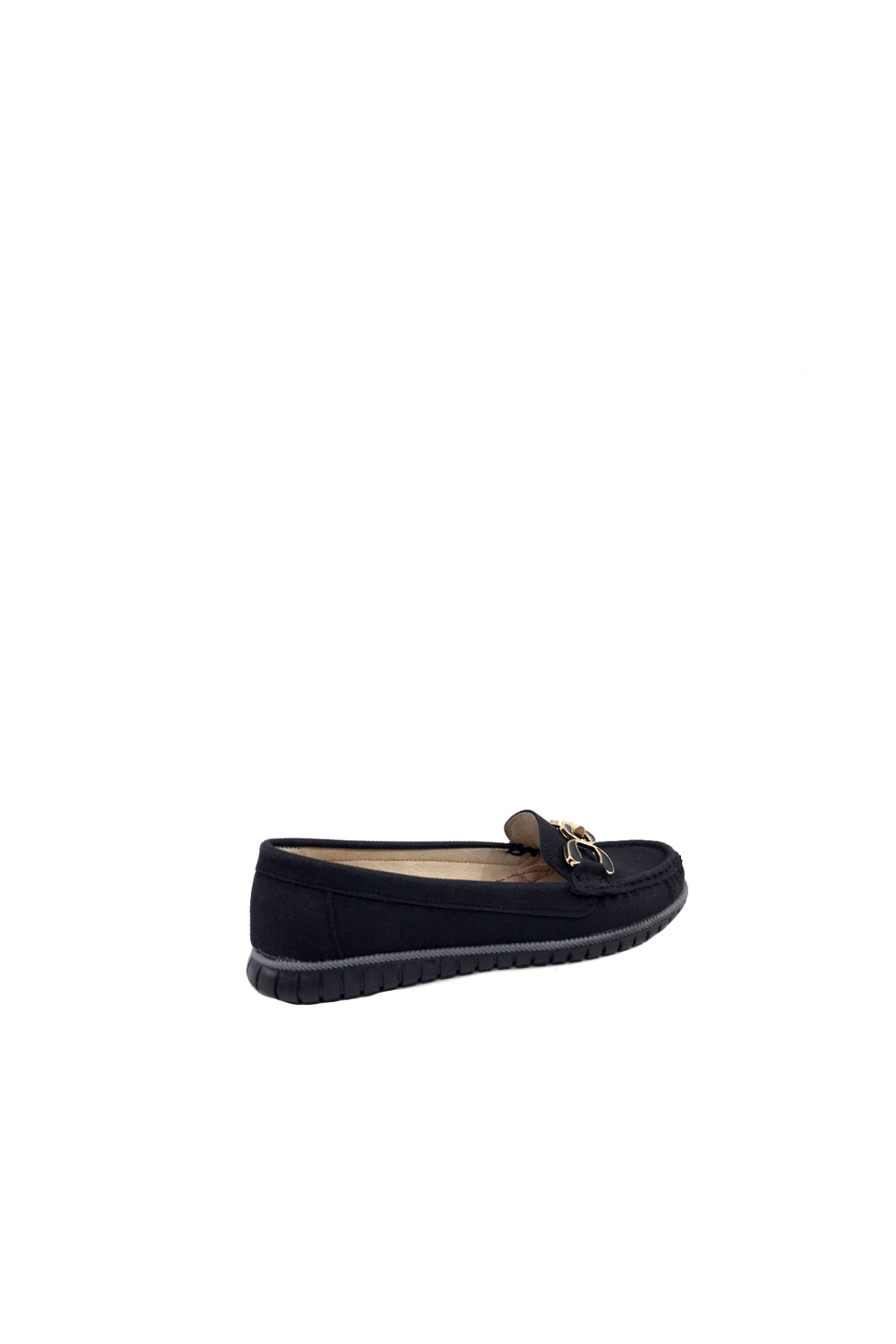 Siyah Tokalı Günlük Kadın Babet Ayakkabı - Görsel 6