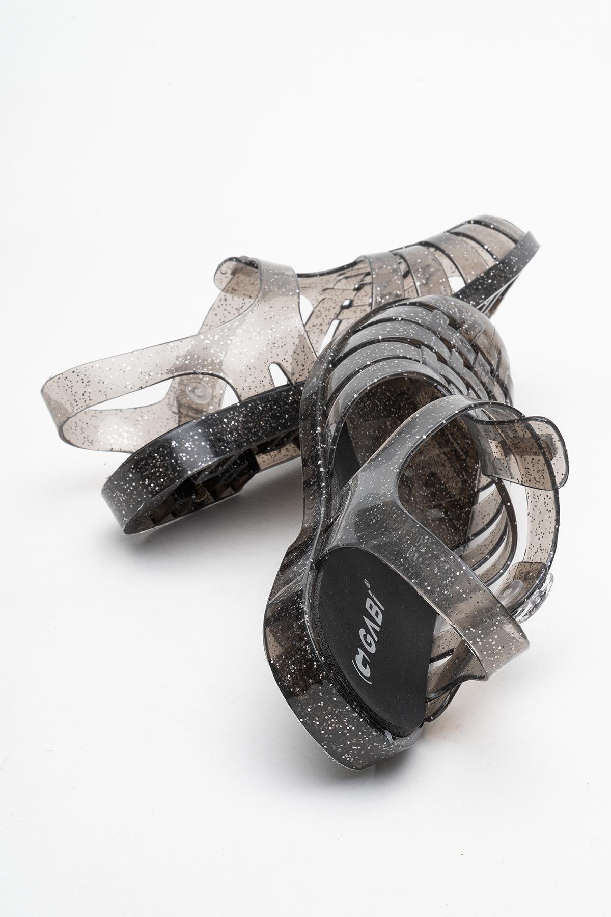 Önü Kapalı Plaj Sandalet SİYAH SİMLİ - Görsel 5