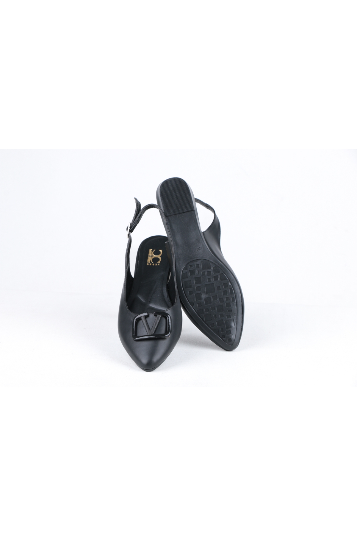 Cc V Toka Arka Açık Kadın Babet Ayakkabı - Görsel 6