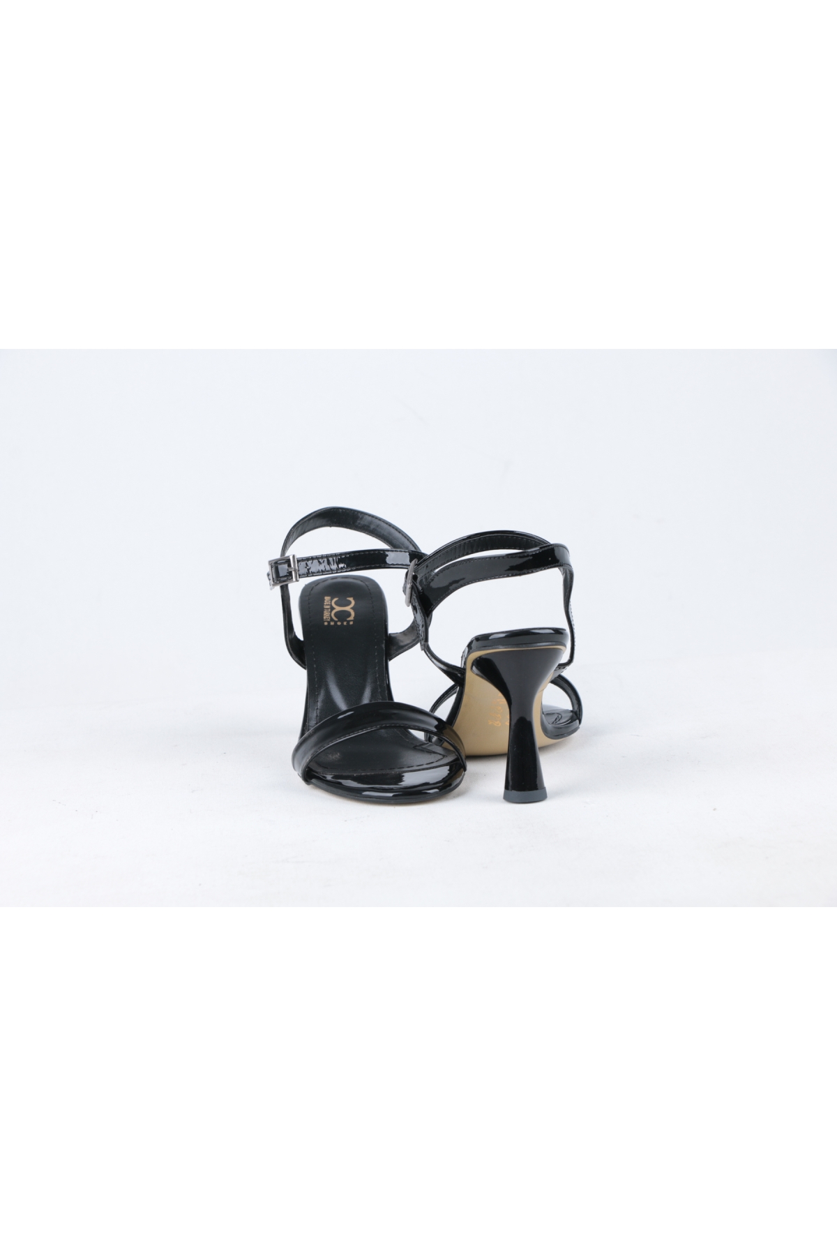 Cc 7 Cm Siyah Rugan Tek Bant Bayan Ayakkabı - Görsel 6