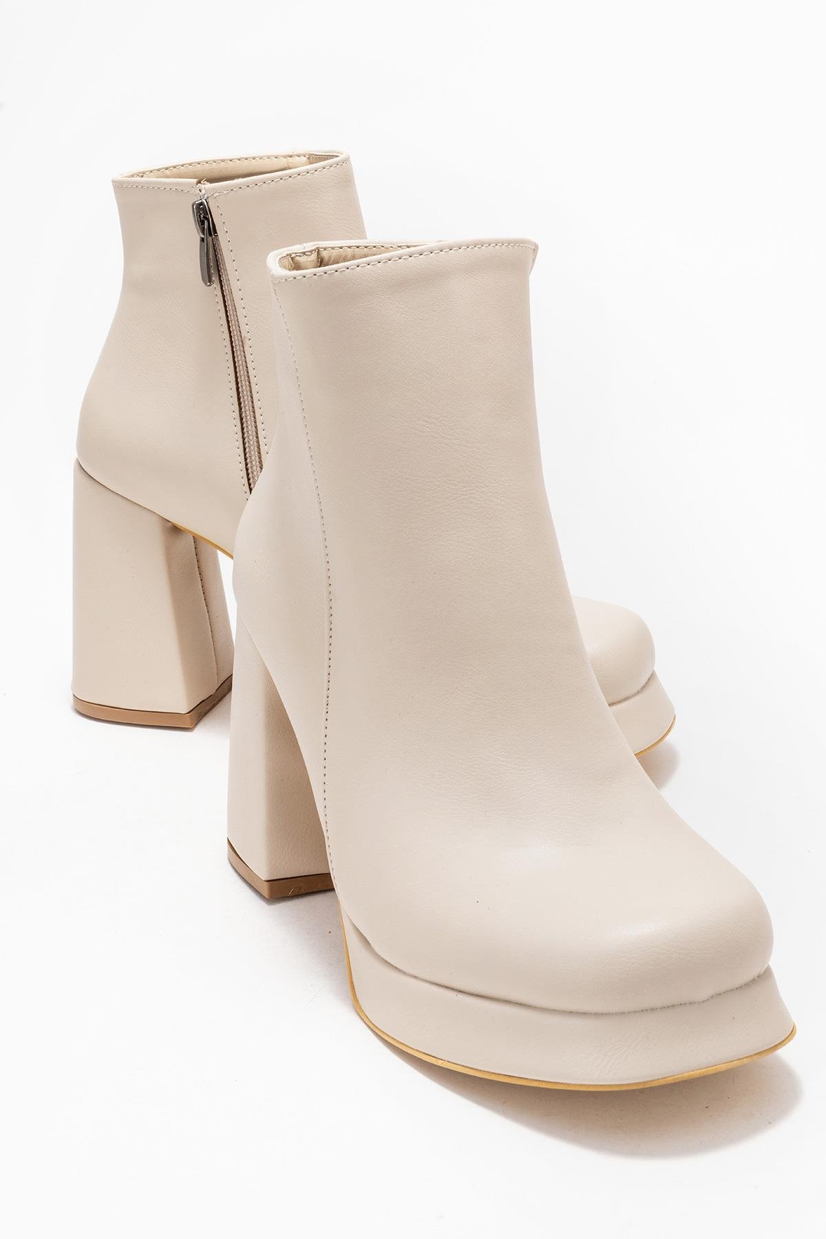 Kadın Platform Taban Bot BEJ CİLT - Görsel 2