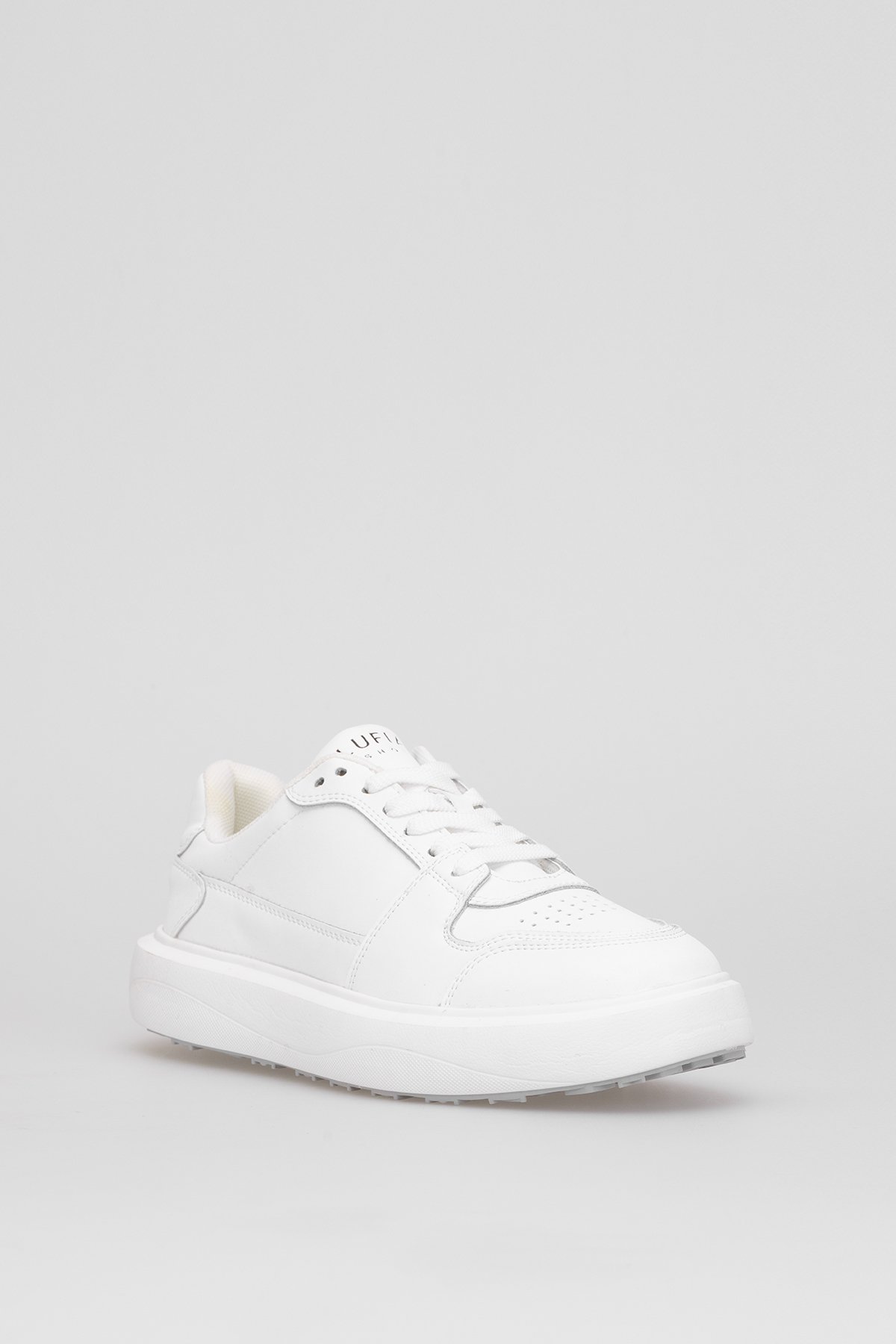 112230251 Mateas Erkek Hakiki Deri Klasik Sneaker Beyaz - Görsel 3