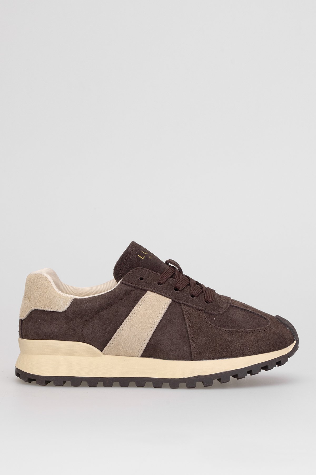 122230034 Doris Kadın Hakiki Deri Klasik Sneaker Kahverengi - Görsel 2