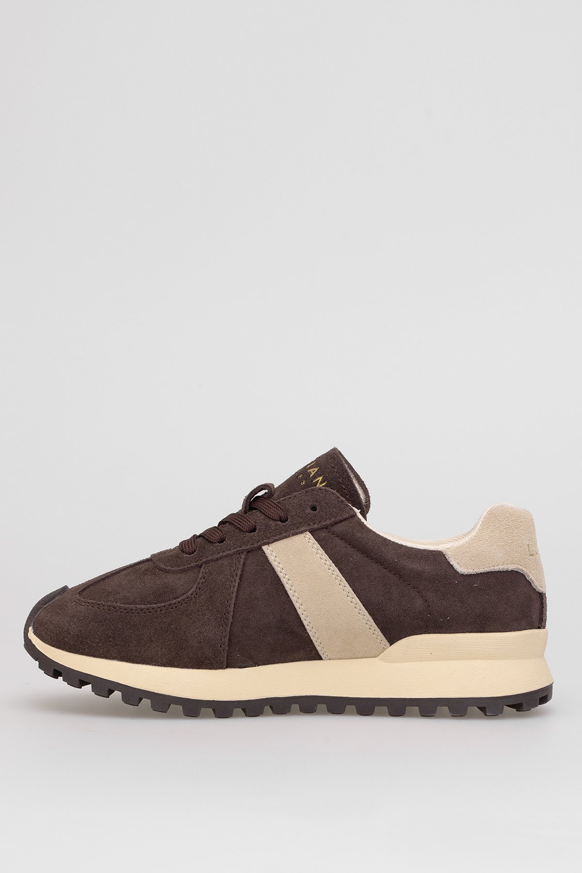 122230034 Doris Kadın Hakiki Deri Klasik Sneaker Kahverengi - Görsel 4