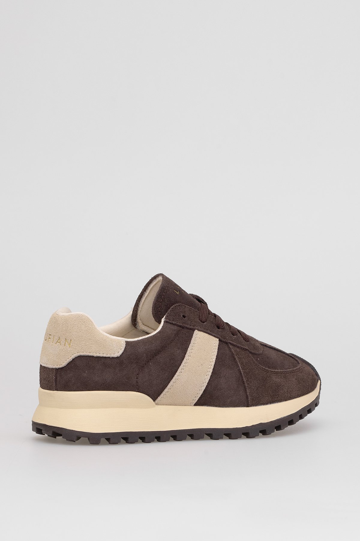 122230034 Doris Kadın Hakiki Deri Klasik Sneaker Kahverengi - Görsel 5