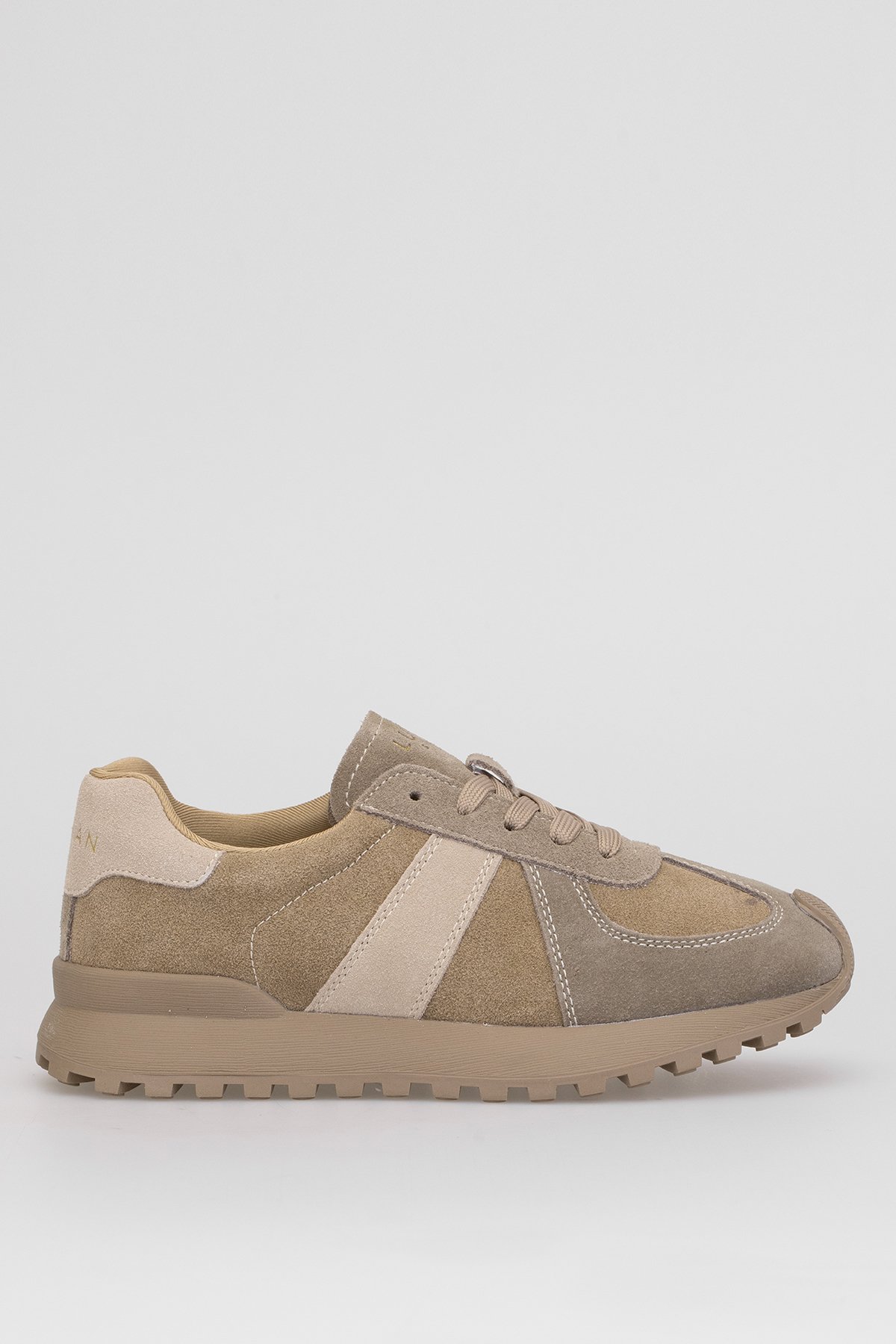 122230034 Doris Kadın Hakiki Deri Klasik Sneaker Camel - Görsel 2