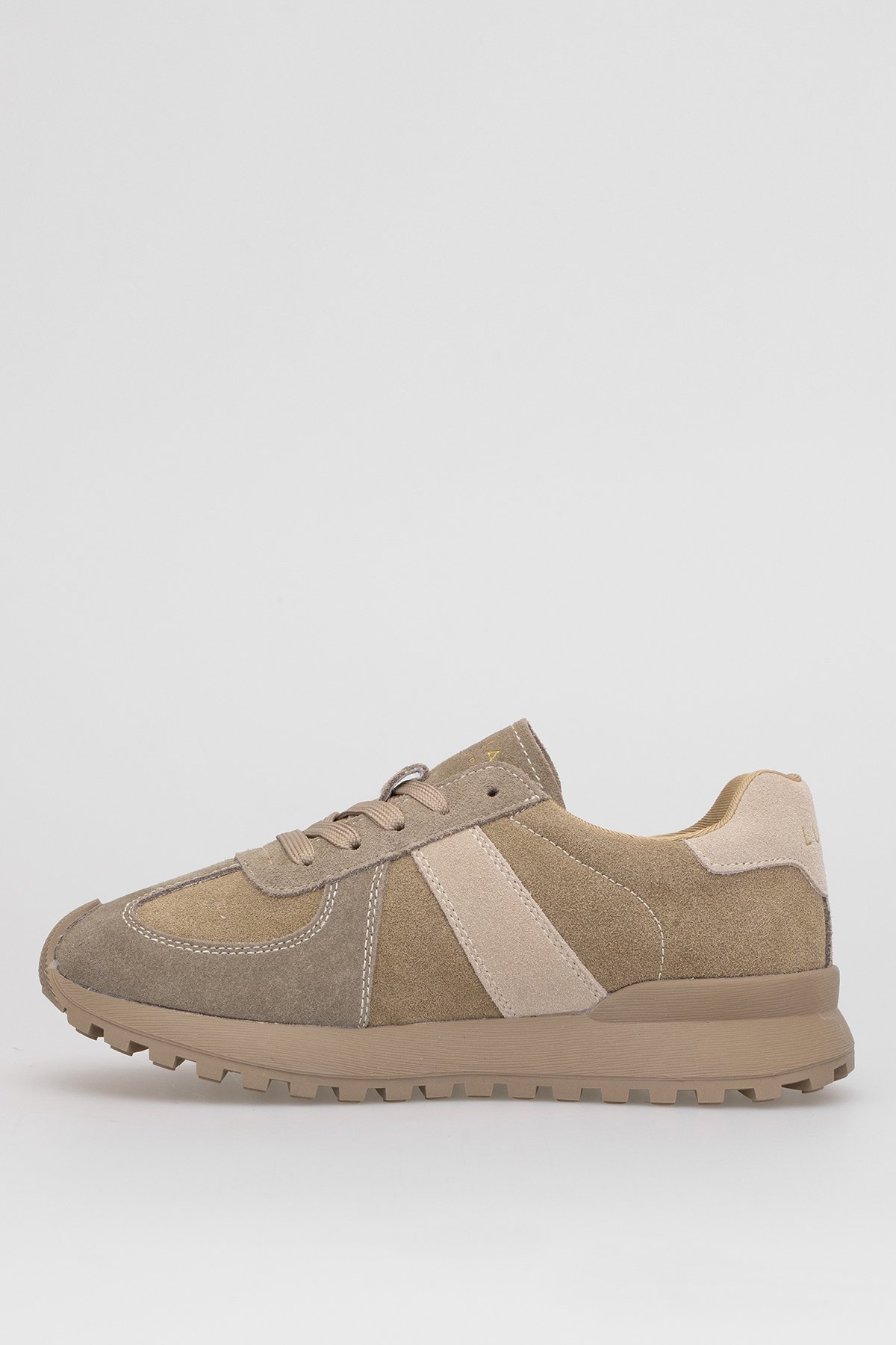 122230034 Doris Kadın Hakiki Deri Klasik Sneaker Camel - Görsel 4