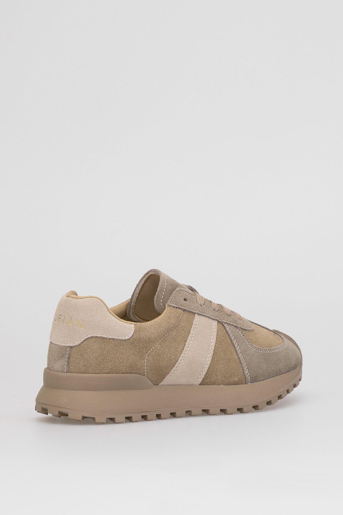 122230034 Doris Kadın Hakiki Deri Klasik Sneaker Camel - Görsel 5