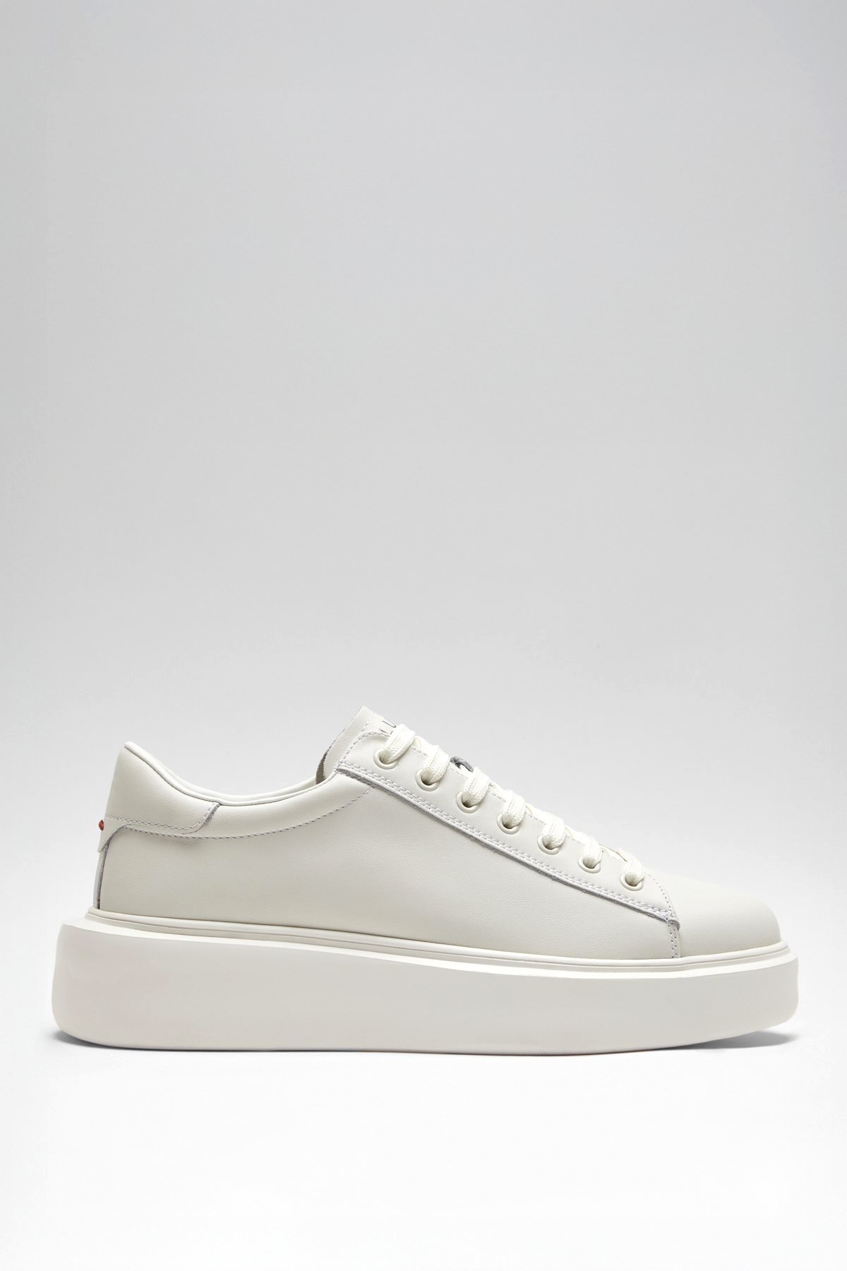 112230221 Gage 25K Erkek Hakiki Deri Klasik Sneaker Beyaz - Görsel 2