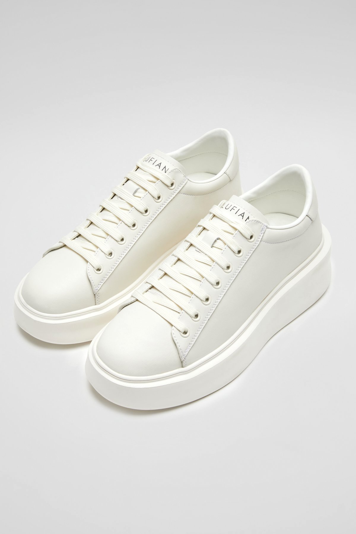 112230221 Gage 25K Erkek Hakiki Deri Klasik Sneaker Beyaz - Görsel 4