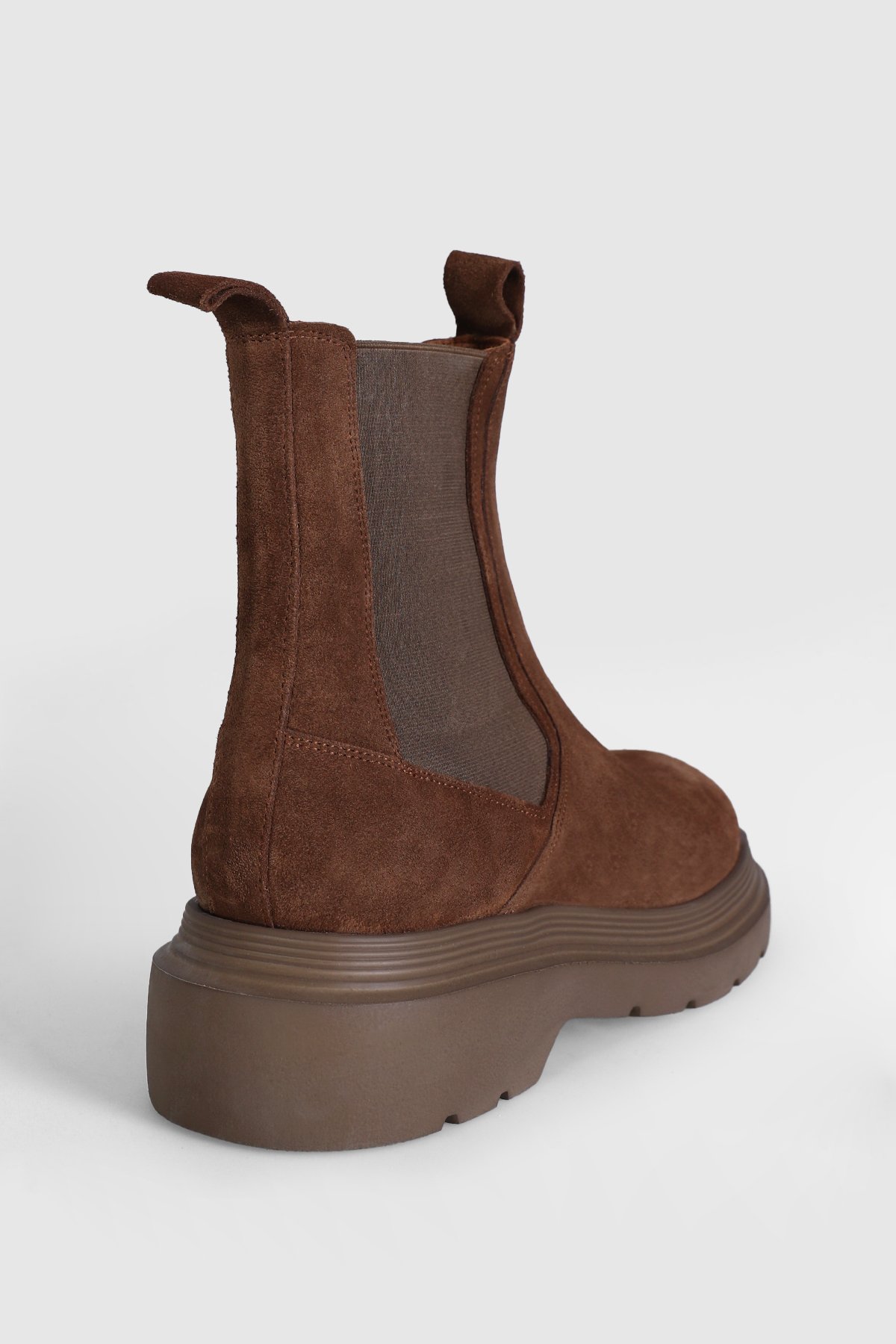 112230216 Nelson Erkek Hakiki Deri Chelsea Bot Camel - Görsel 4