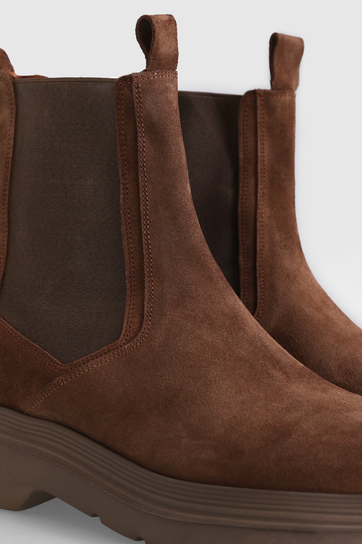 112230216 Nelson Erkek Hakiki Deri Chelsea Bot Camel - Görsel 6