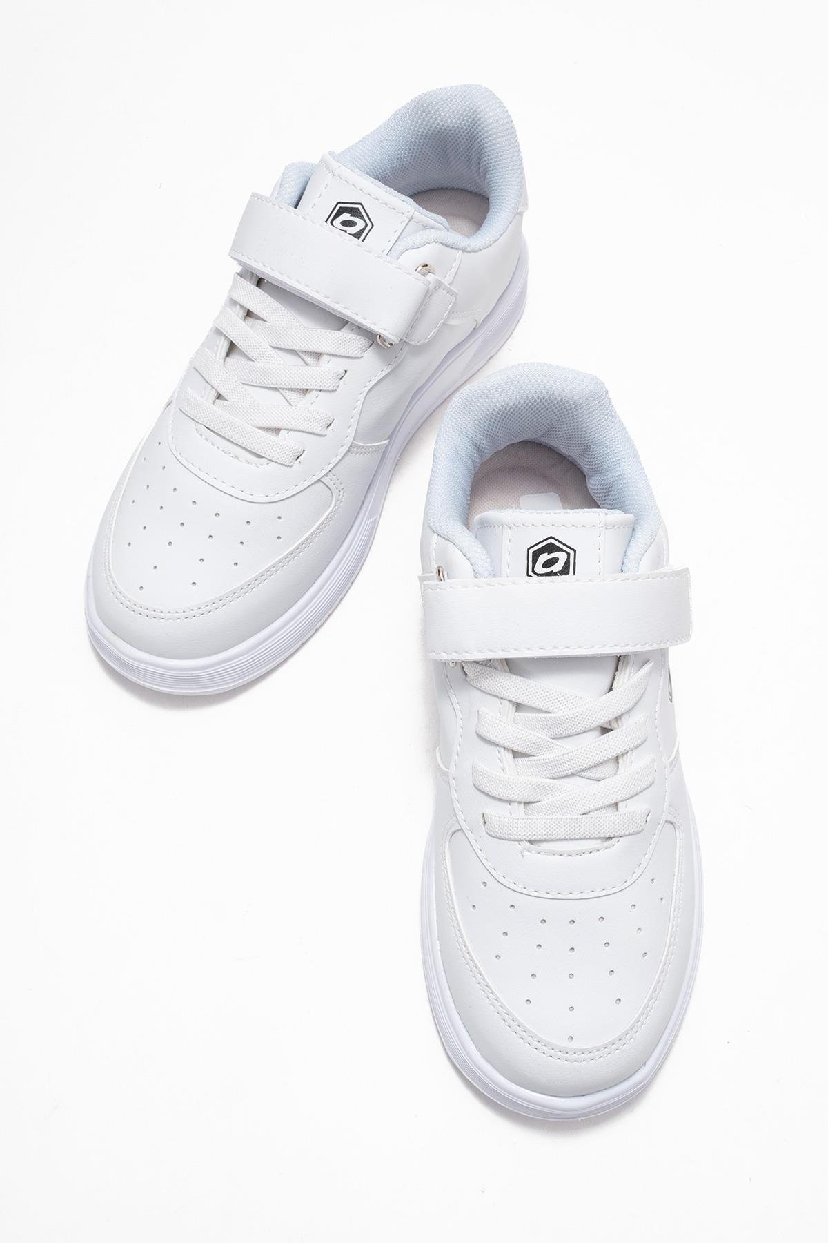 Cırtlı Çocuk Spor Ayakkabı ; BEYAZ BEYAZ - Görsel 6