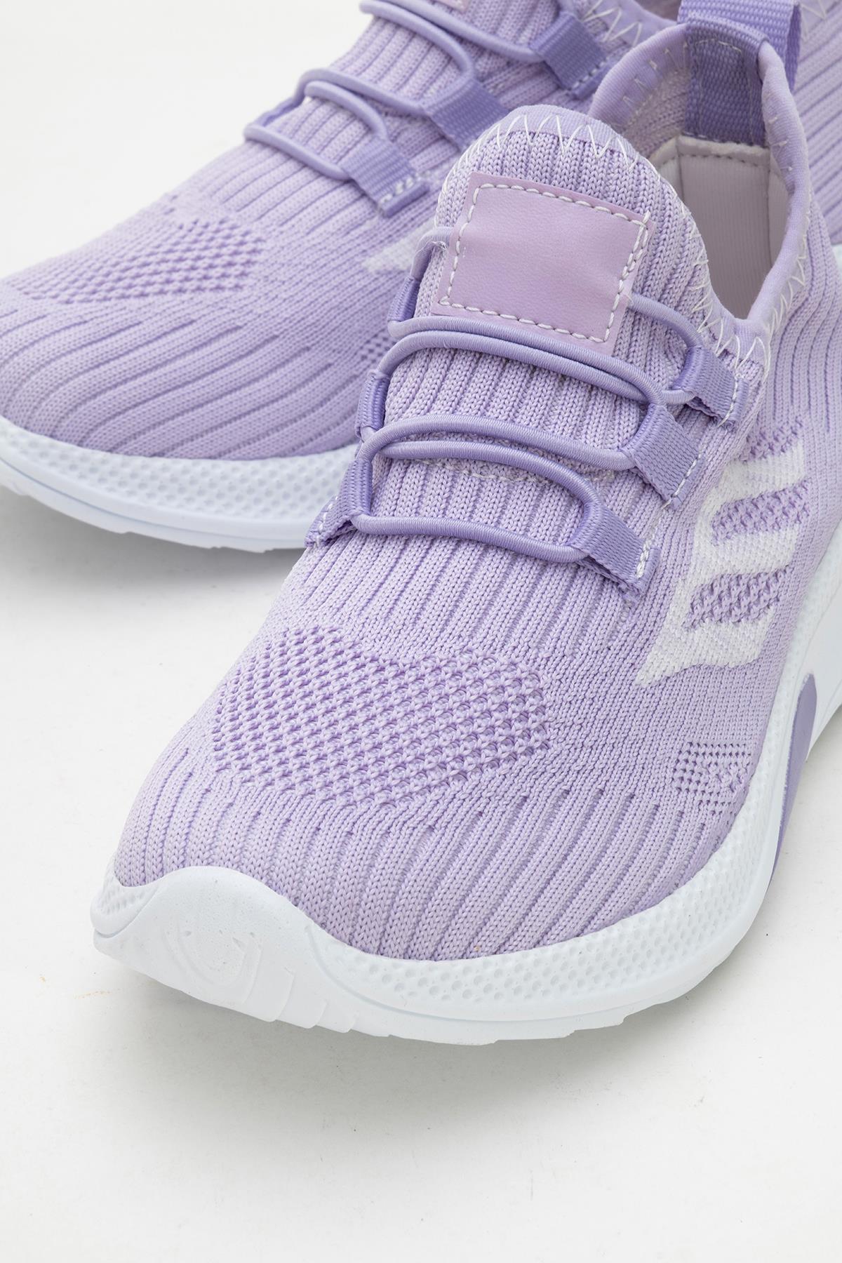 Triko Çocuk Spor Ayakkabı 31-35 LİLA - Görsel 4