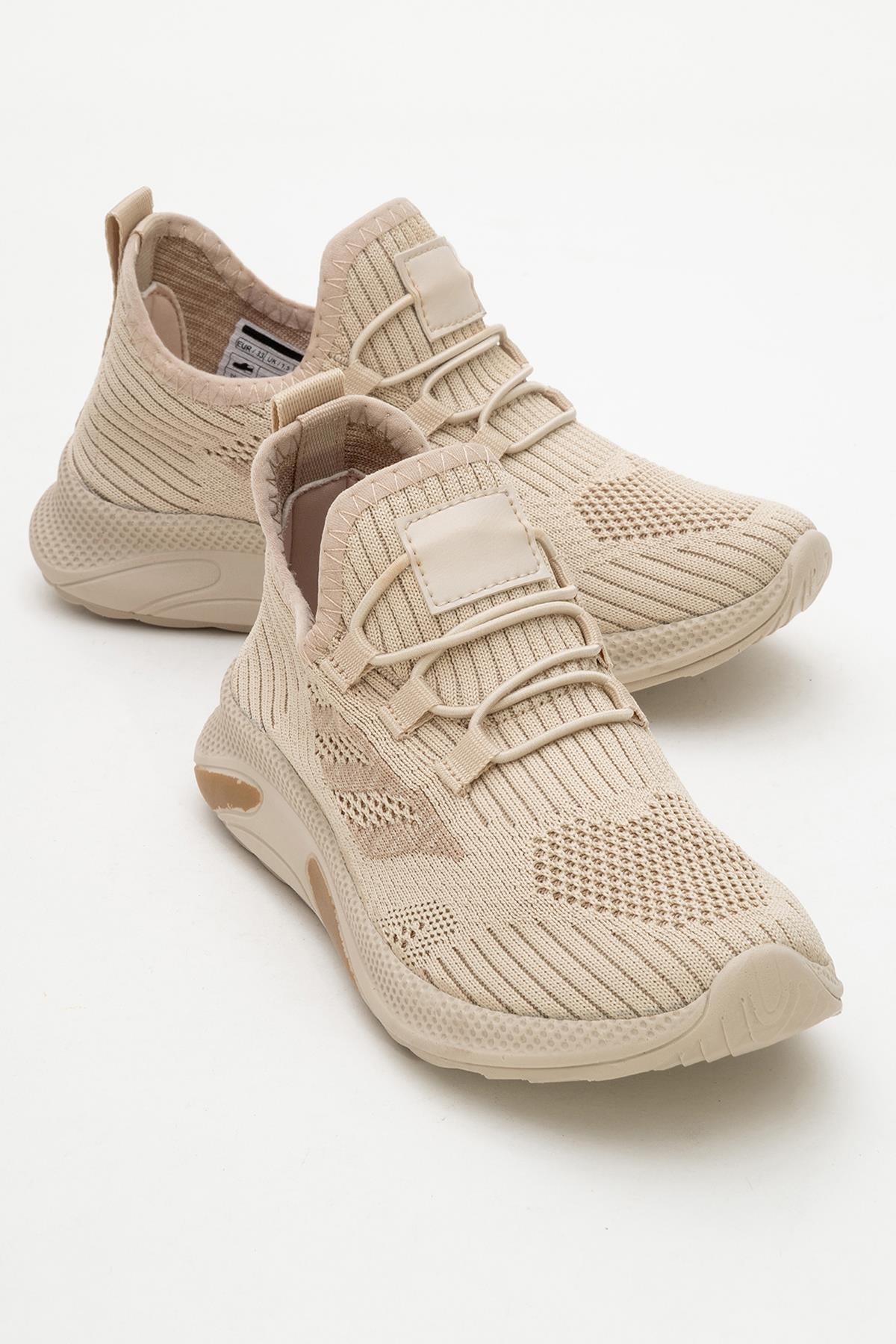 Triko Çocuk Spor Ayakkabı 31-35 BEJ - Görsel 2