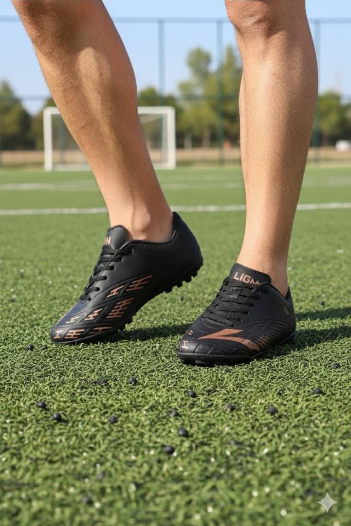 Titan Siyah Orjinal Ürün Çim Saha Halı Saha Erkek Futbol Ayakkabı - Görsel 3