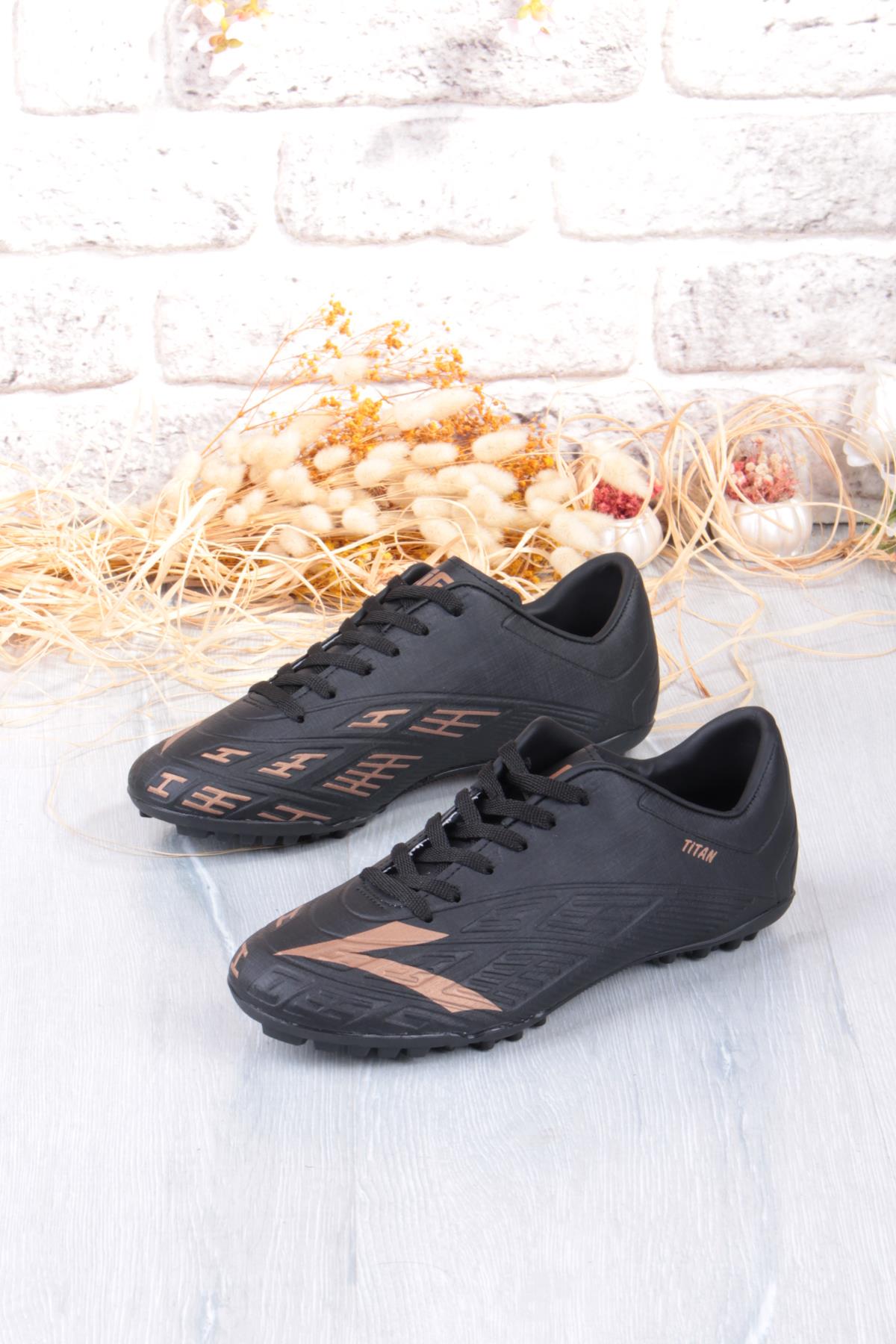 Titan Siyah Orjinal Ürün Çim Saha Halı Saha Erkek Futbol Ayakkabı - Görsel 7